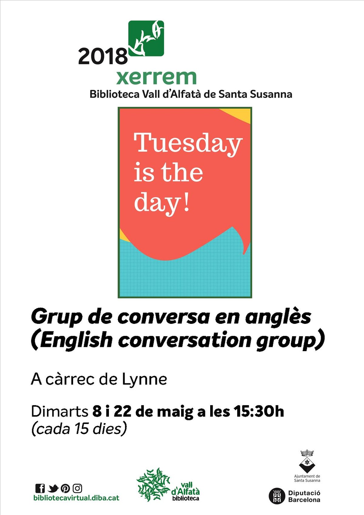 English conversation group.