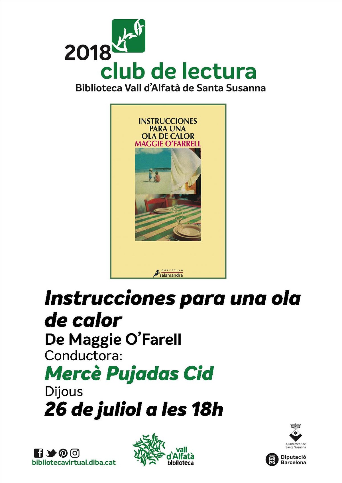 Club de lectura d'adults.
