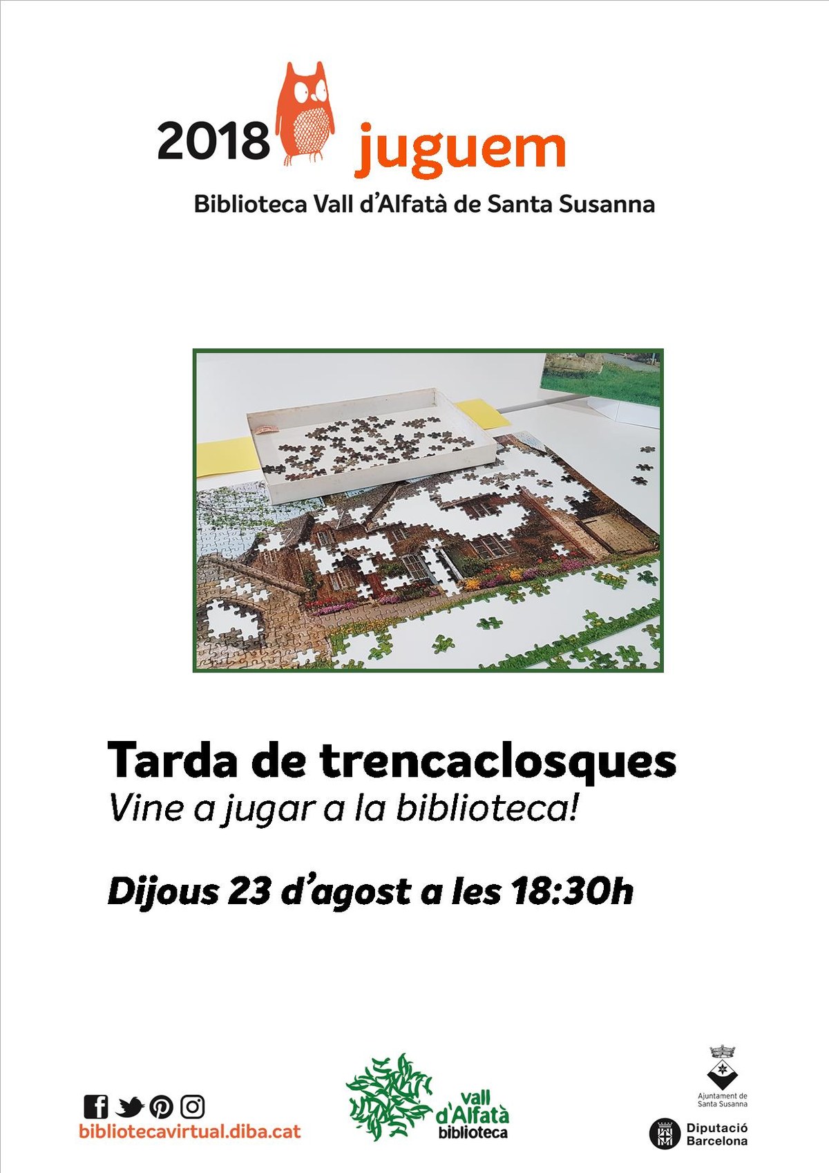 Tarda de jocs de taula a la Biblioteca.