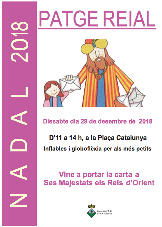 Visita del Patge Reial a Santa Susanna.