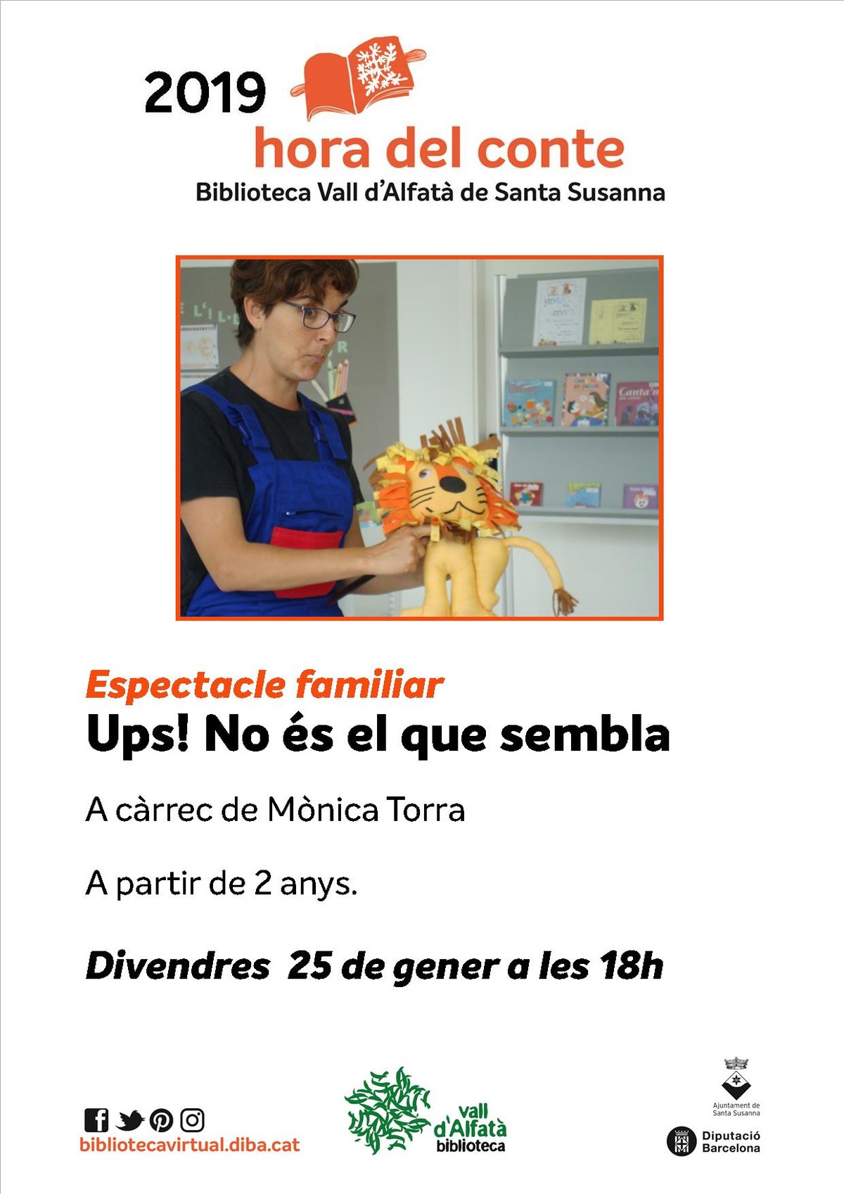 Hora del conte a la Biblioteca Vall d'Alfatà.