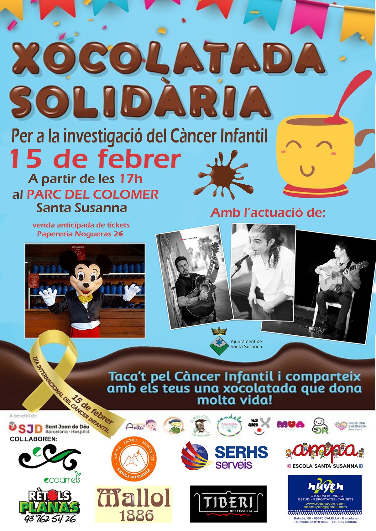 Xocolatada solidària.