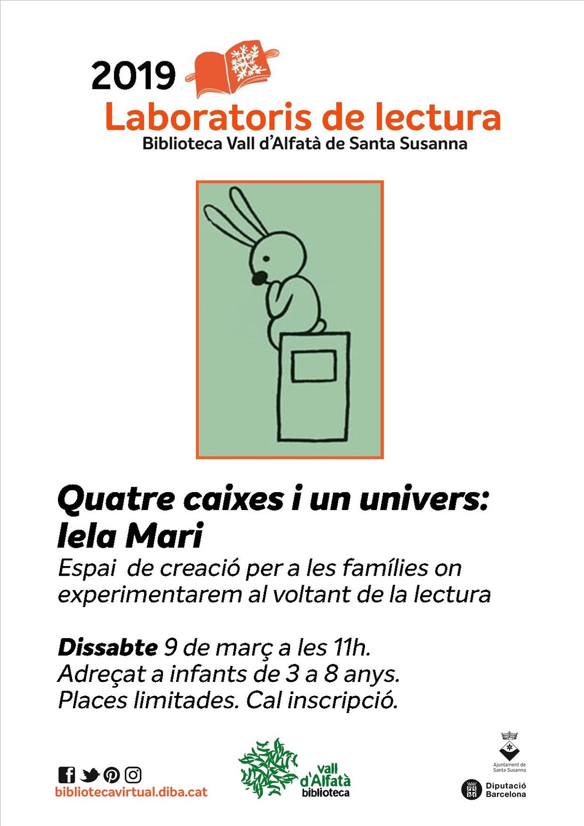 Laboratoris de lectura a la Biblioteca Vall d'Alfatà.