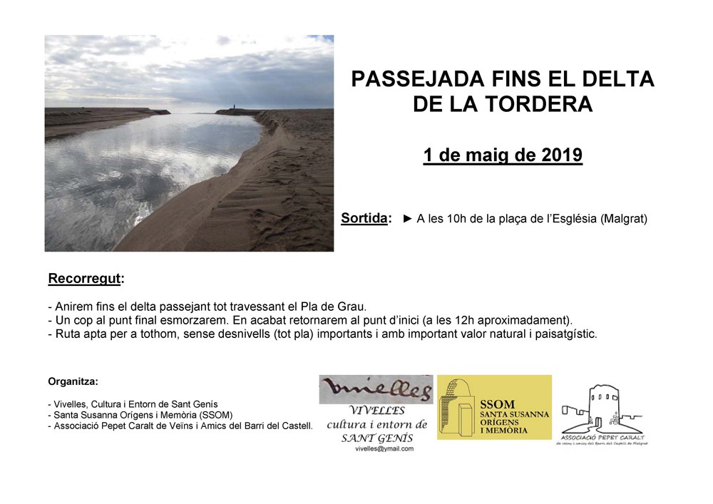 Passejada fins al Delta de la Tordera.