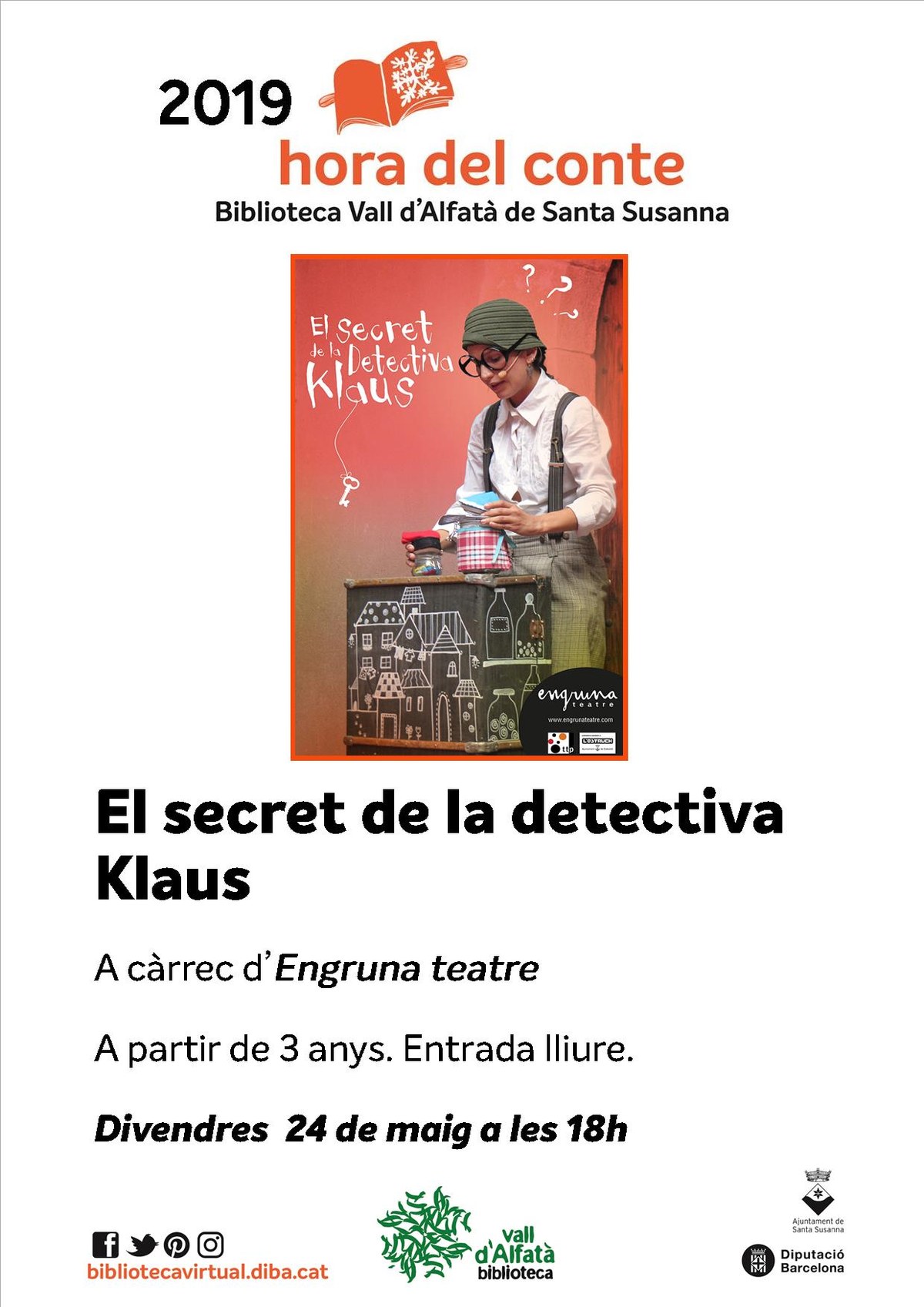 Hora del conte a la Biblioteca Vall d'Alfatà.