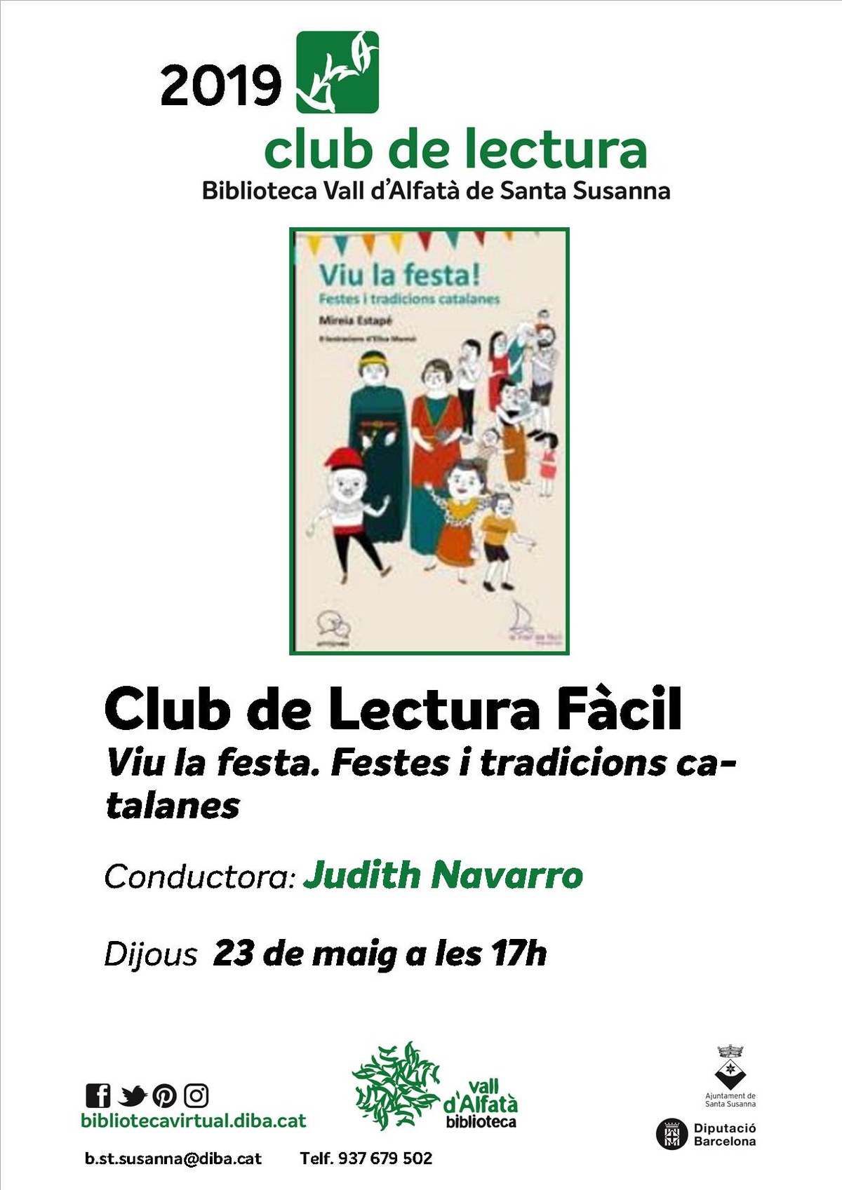 Club de lectura fàcil a la Biblioteca Vall d'Alfatà.
