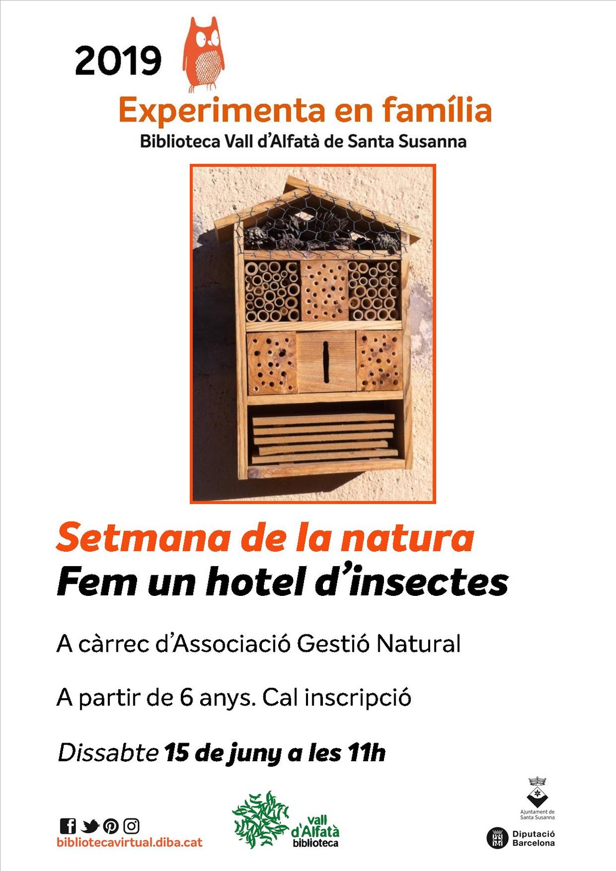 Experimenta en família a la Biblioteca Vall d'Alfatà.