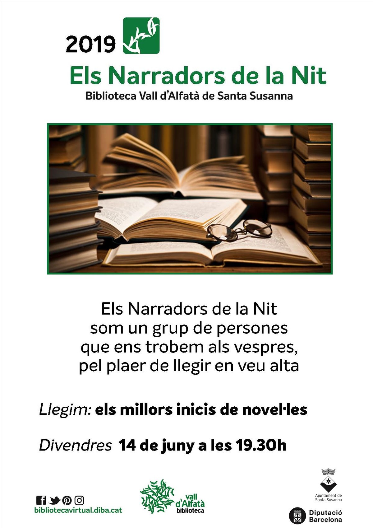 Els Narradors de la Nit a la Biblioteca Vall d'Alfatà.