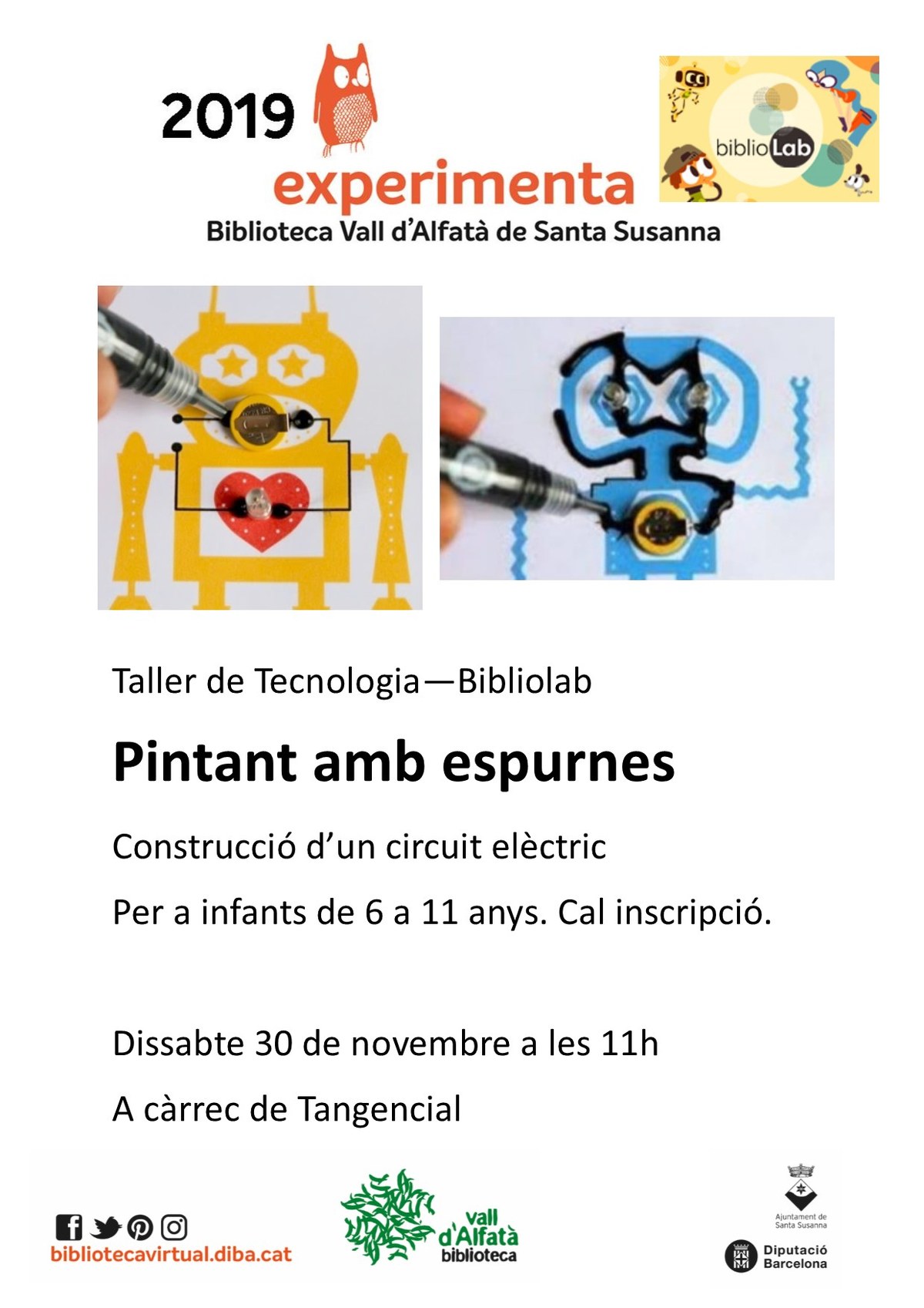 Experimenta a la Biblioteca Vall d'Alfatà.