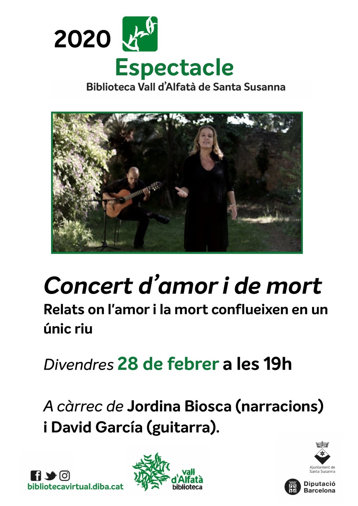 Espectacle a la Biblioteca Vall d'Alfatà.