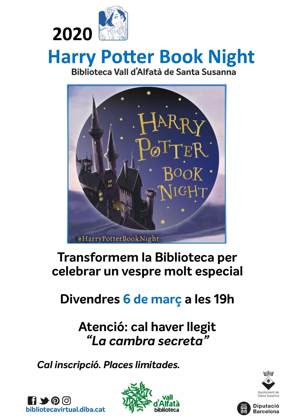 Harry Potter Book Night a la Biblioteca Vall d'Alfatà.