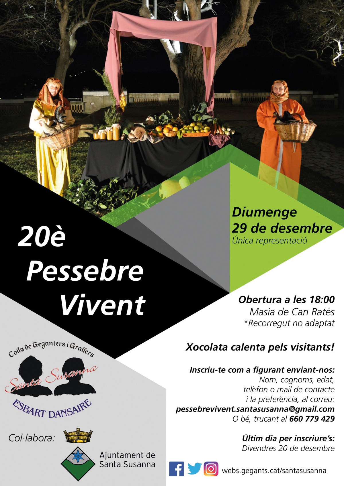 20è Pessebre Vivent de Santa Susanna.