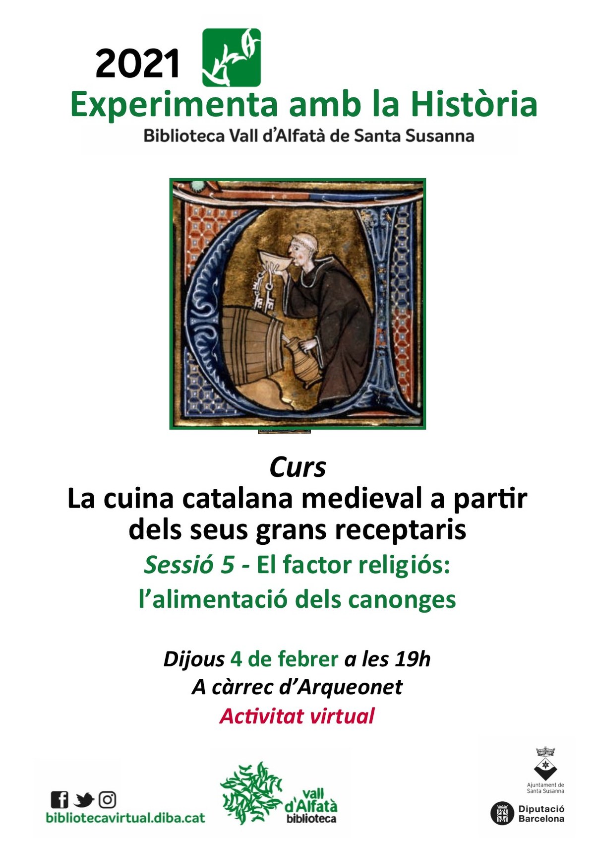 Experimenta amb la història - La cuina catalana medieval a partir dels seus grans receptaris.