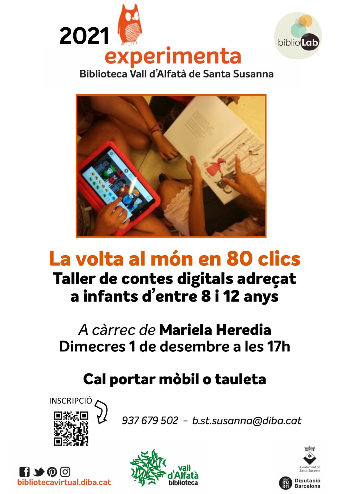 Experimenta | Biblioteca Vall d'Alfatà.