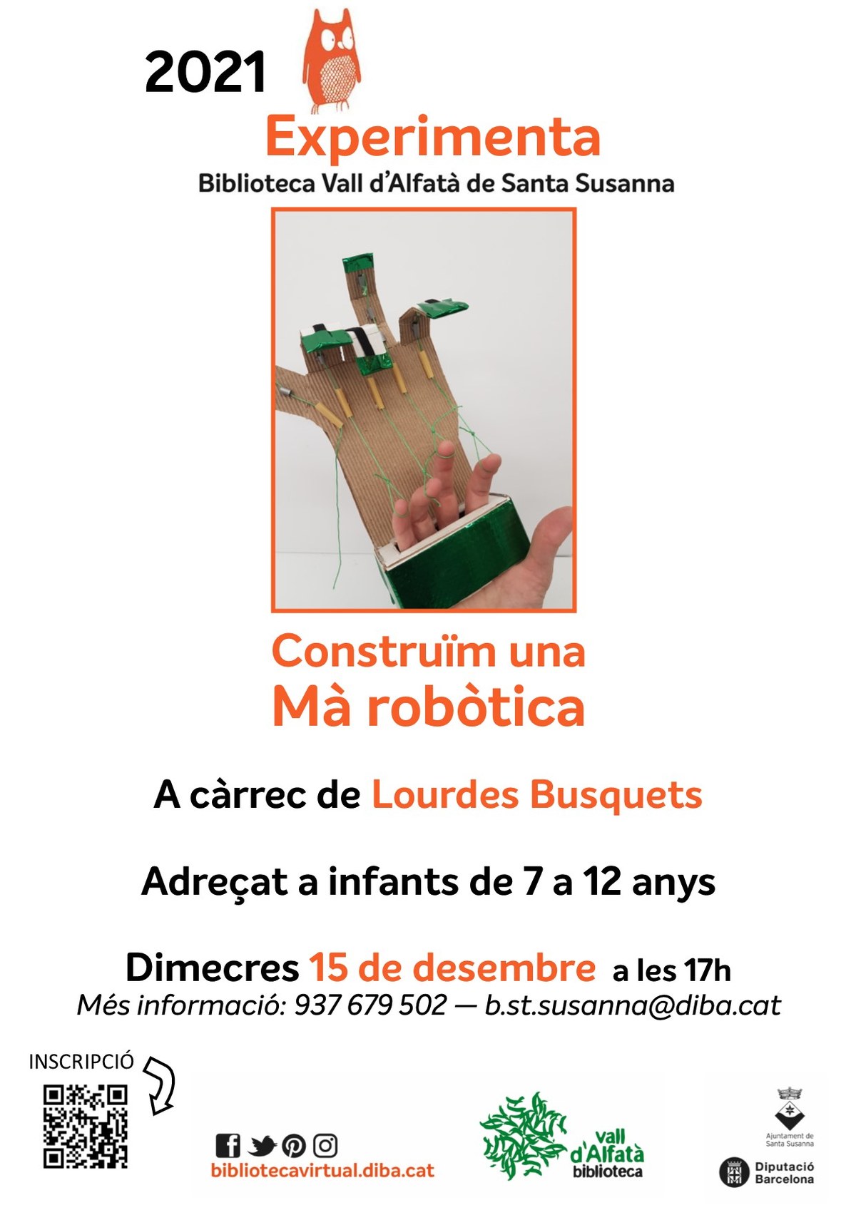 Experimenta | Biblioteca Vall d'Alfatà.