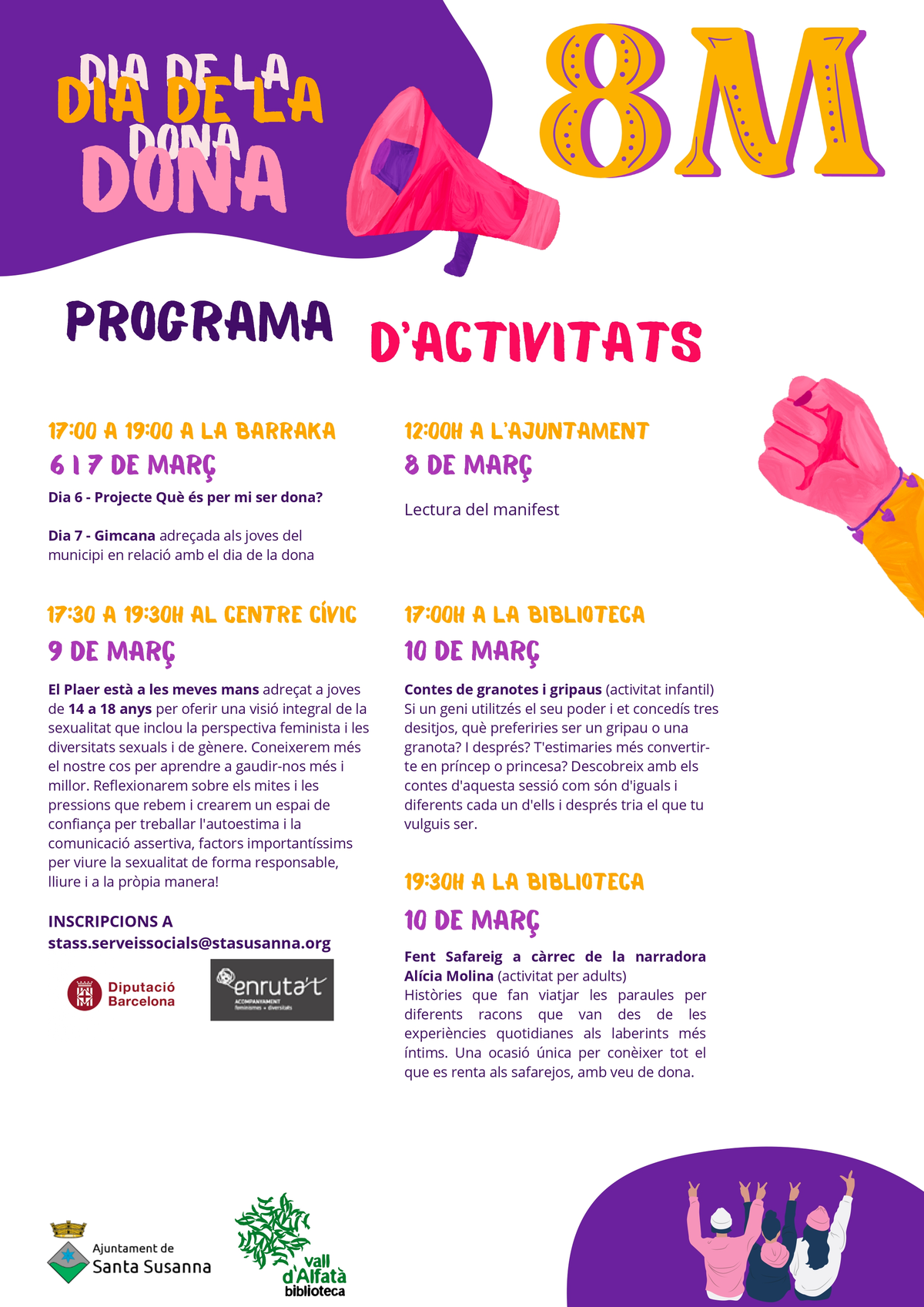 8M: Dia de la Dona - Gimncana.