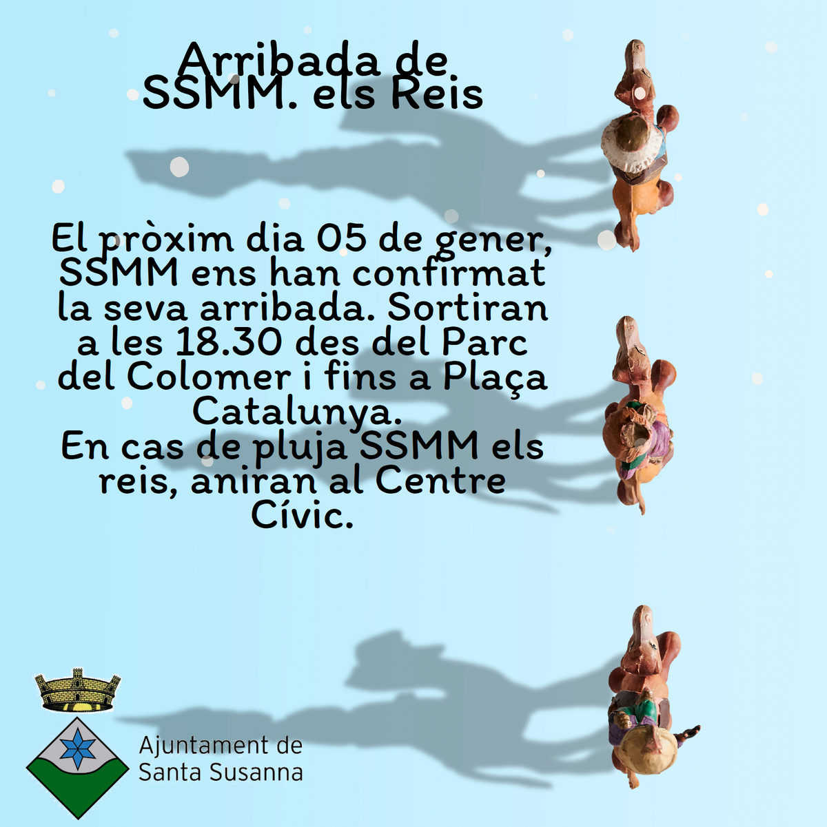 Arribada dels Reis a Santa Susanna 2022.