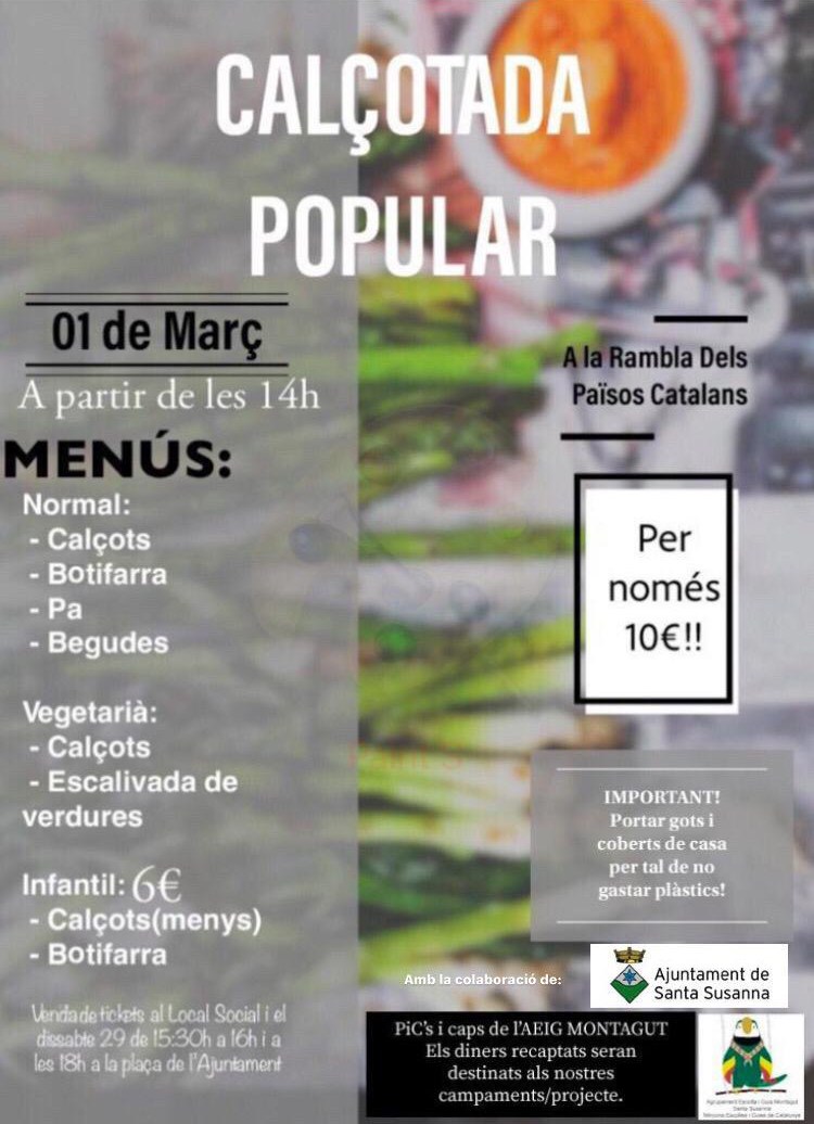 Calçotada popular.