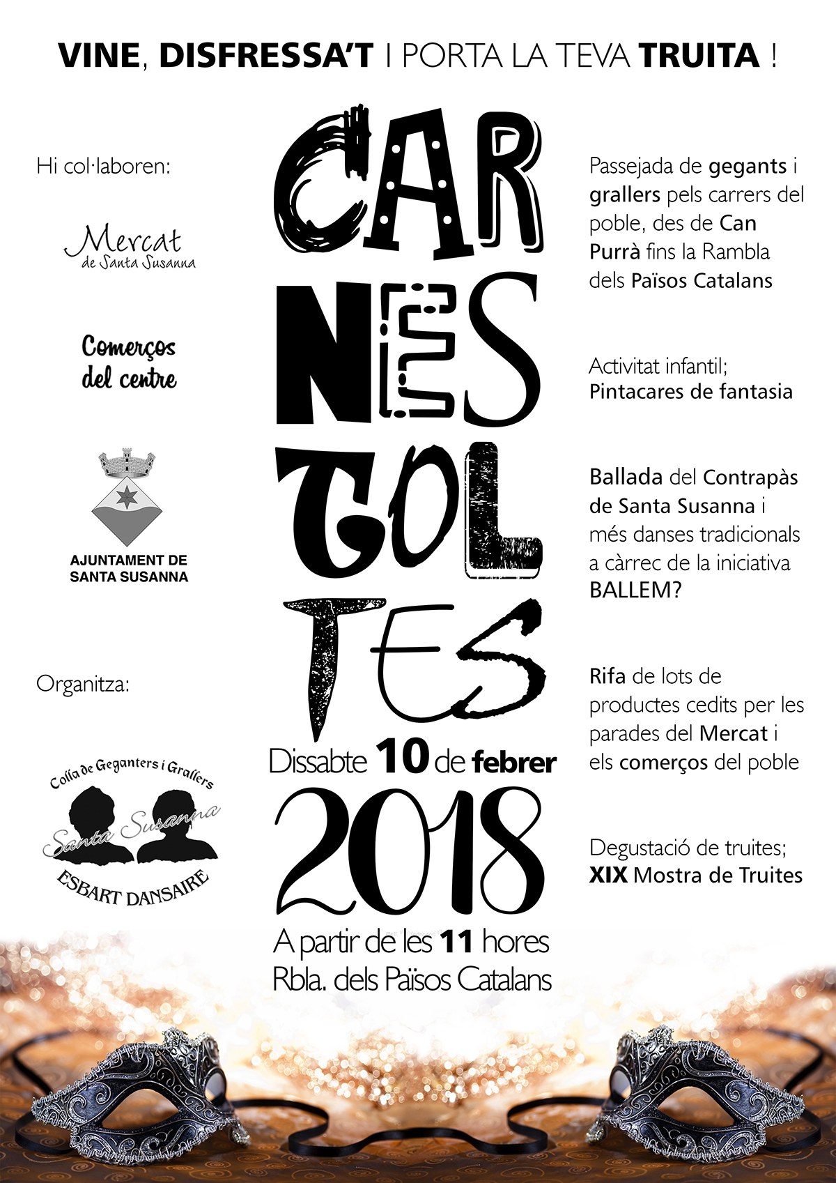 Carnestoltes 2018 a Santa Susanna.