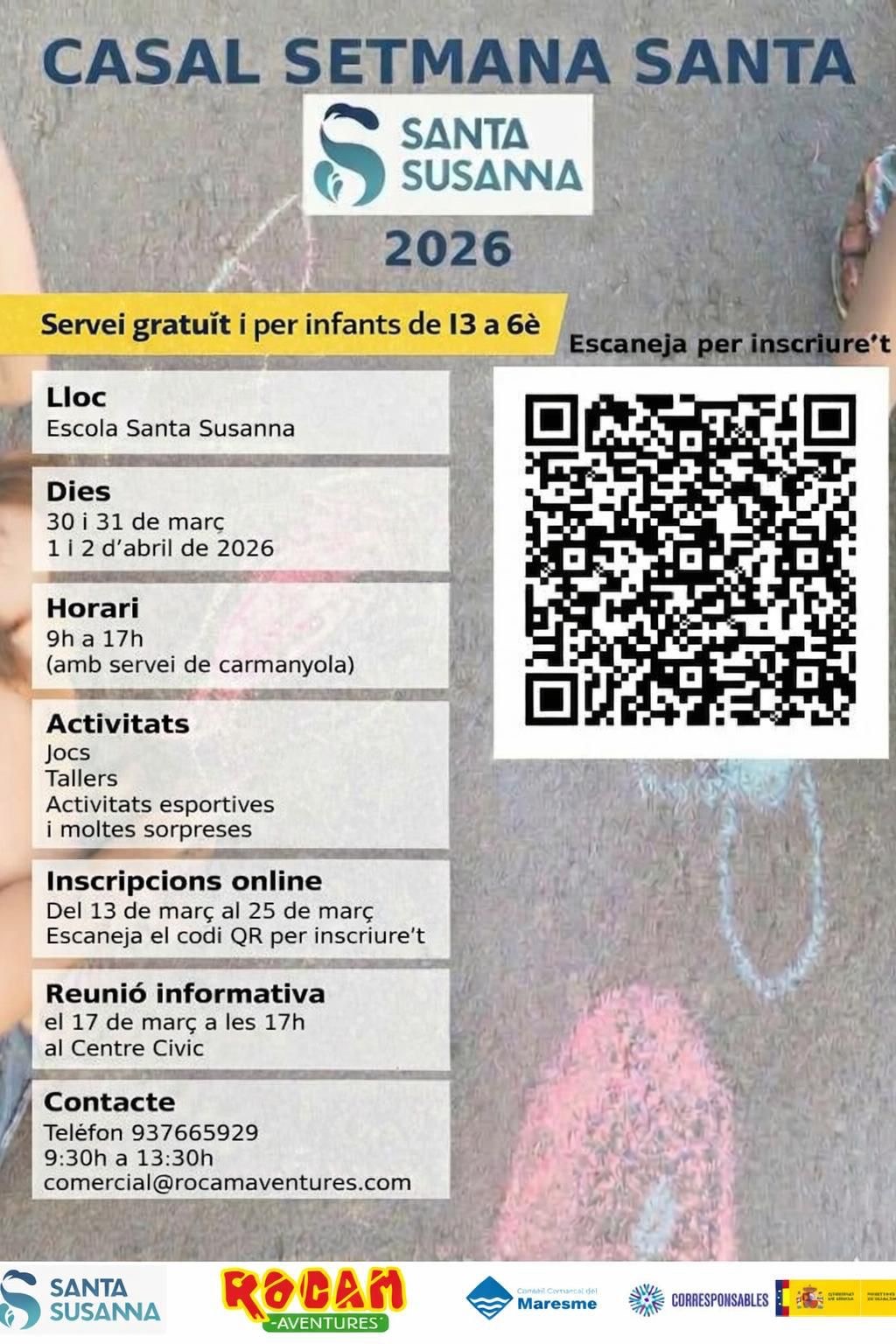 Casal de Setmana Santa.