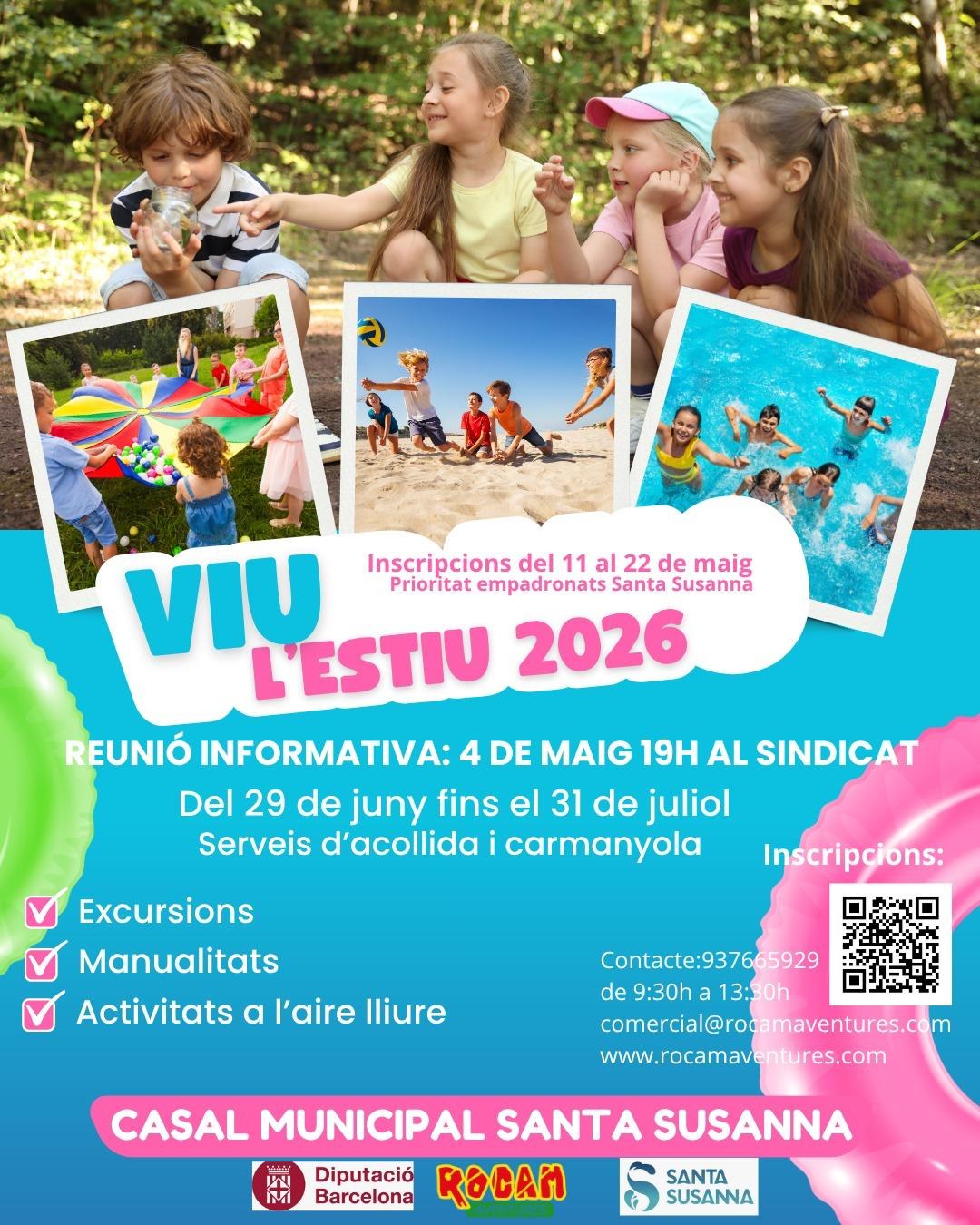 Casal d’estiu 2026 a Santa Susanna.