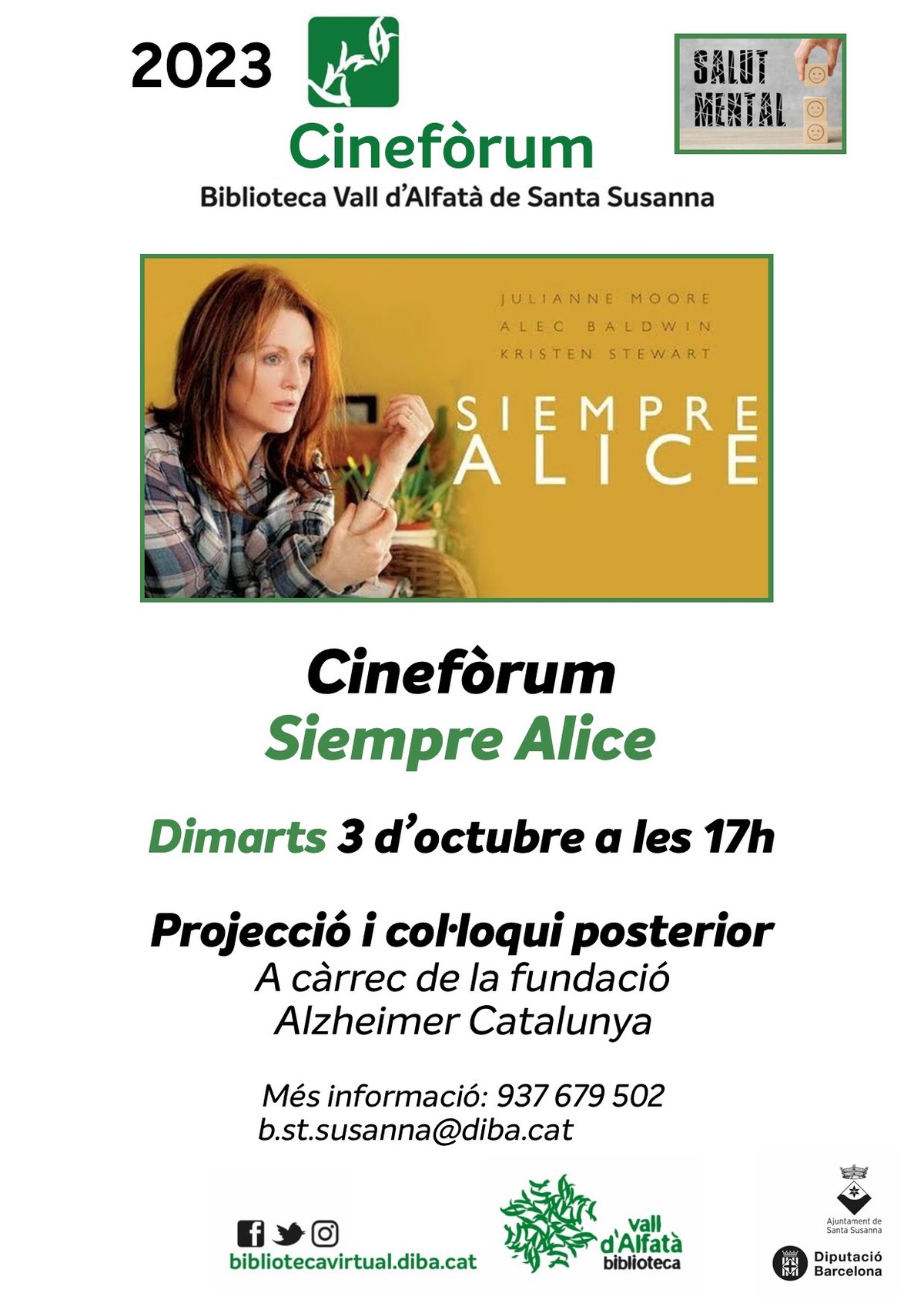 Cinefòrum: Siempre Alice.