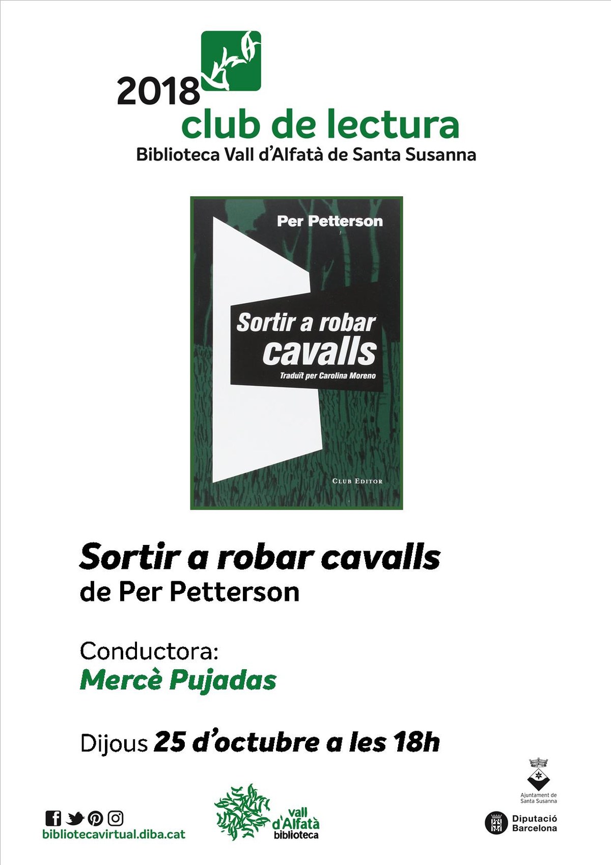 Club de lectura a la Biblioteca Vall d'Alfatà.