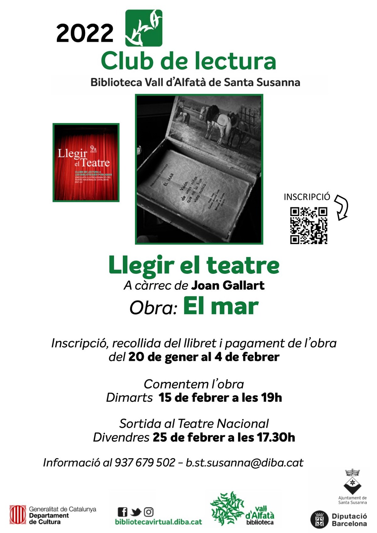 Club de lectura ; El Mar.