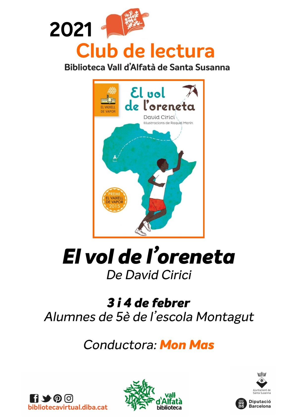 Club de lectura - El vol de l'oreneta.