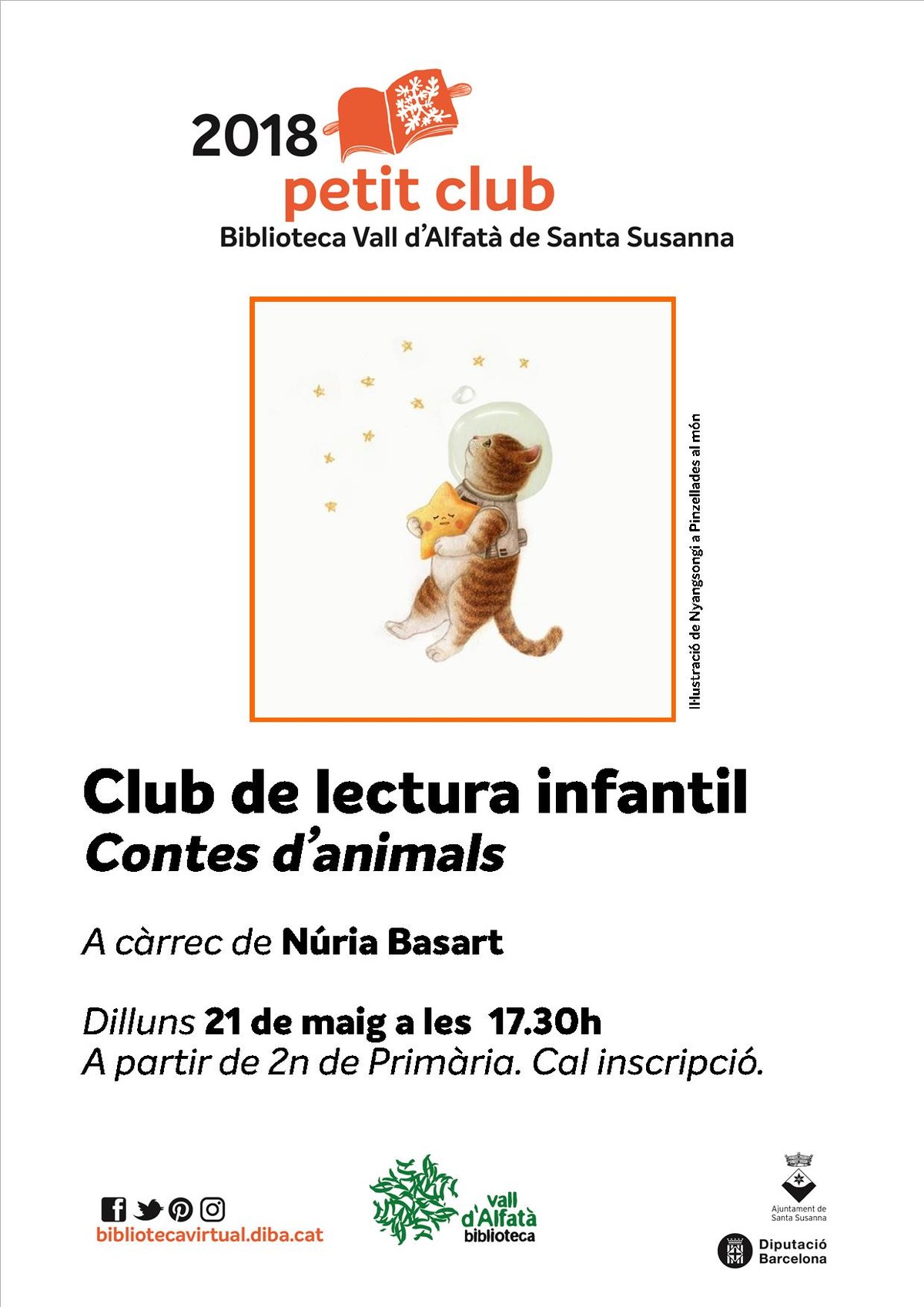 Club de lectura infantil: Contes d'animals.