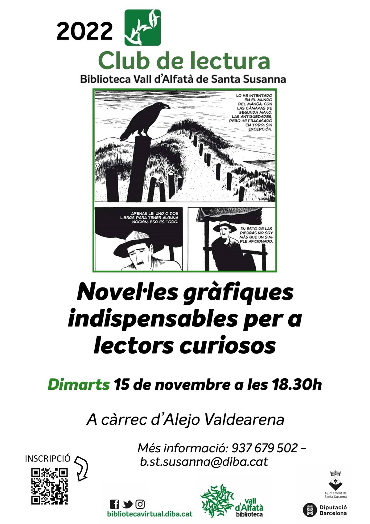 Club de lectura: "Novel·les gràfiques indispensables per a lectors curiosos".