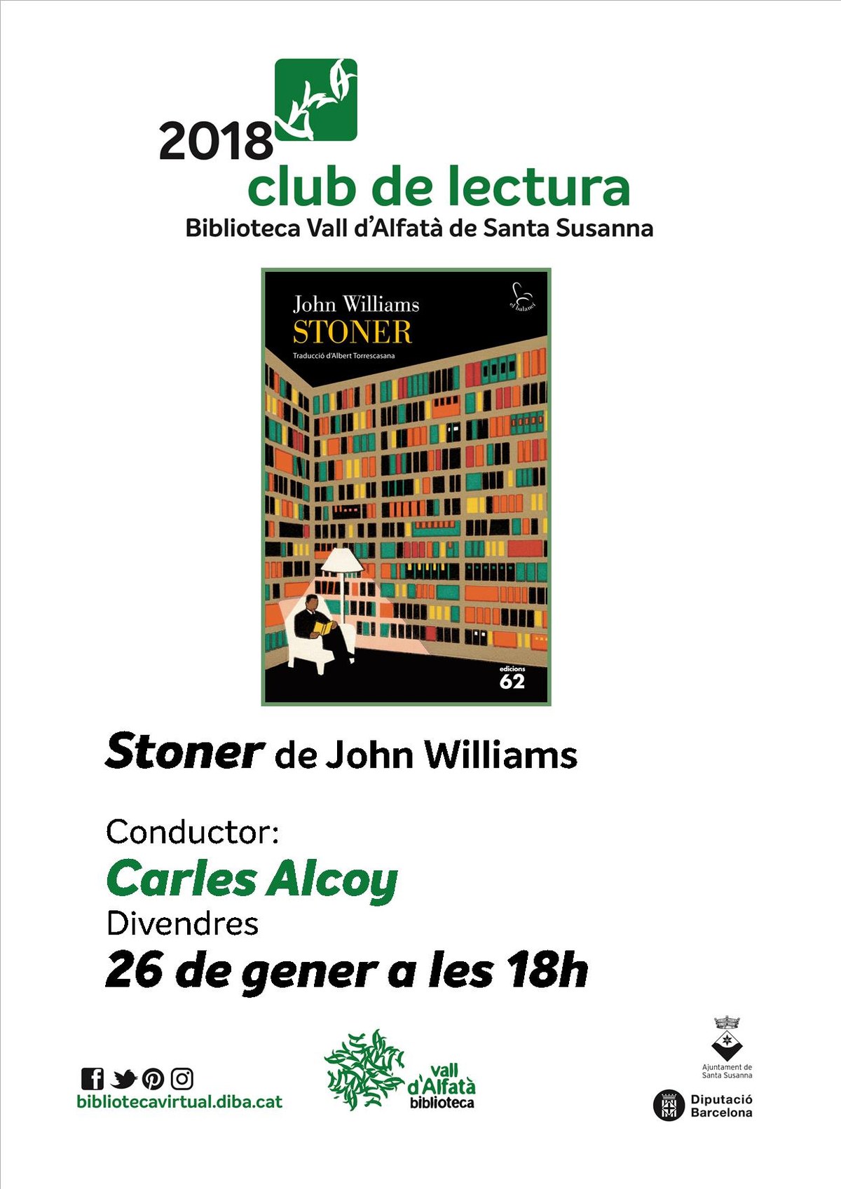 Club de lectura: Stoner de John Williams.