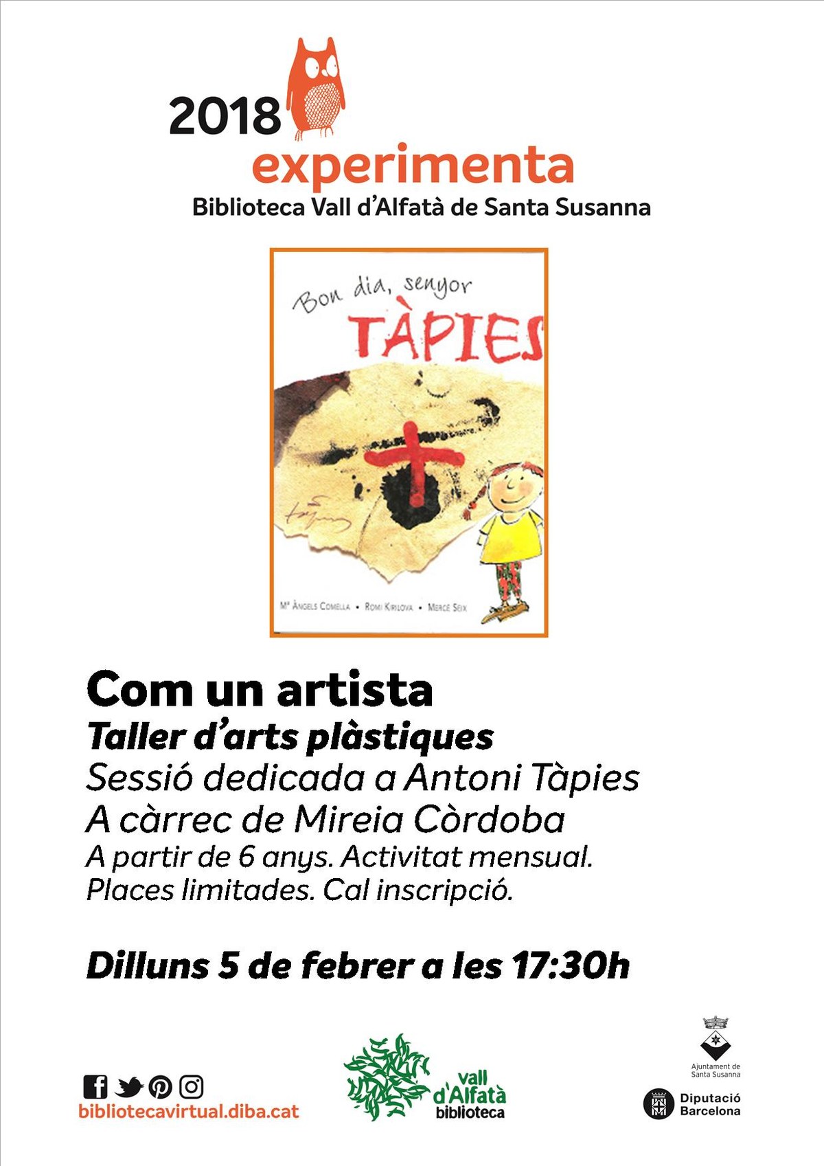 Com un artista.