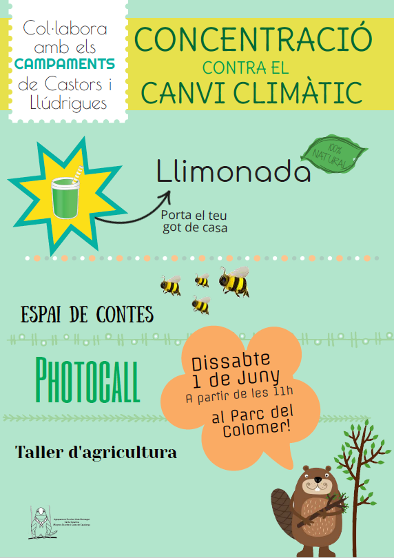 Concentració contra el Canvi Climàtic.