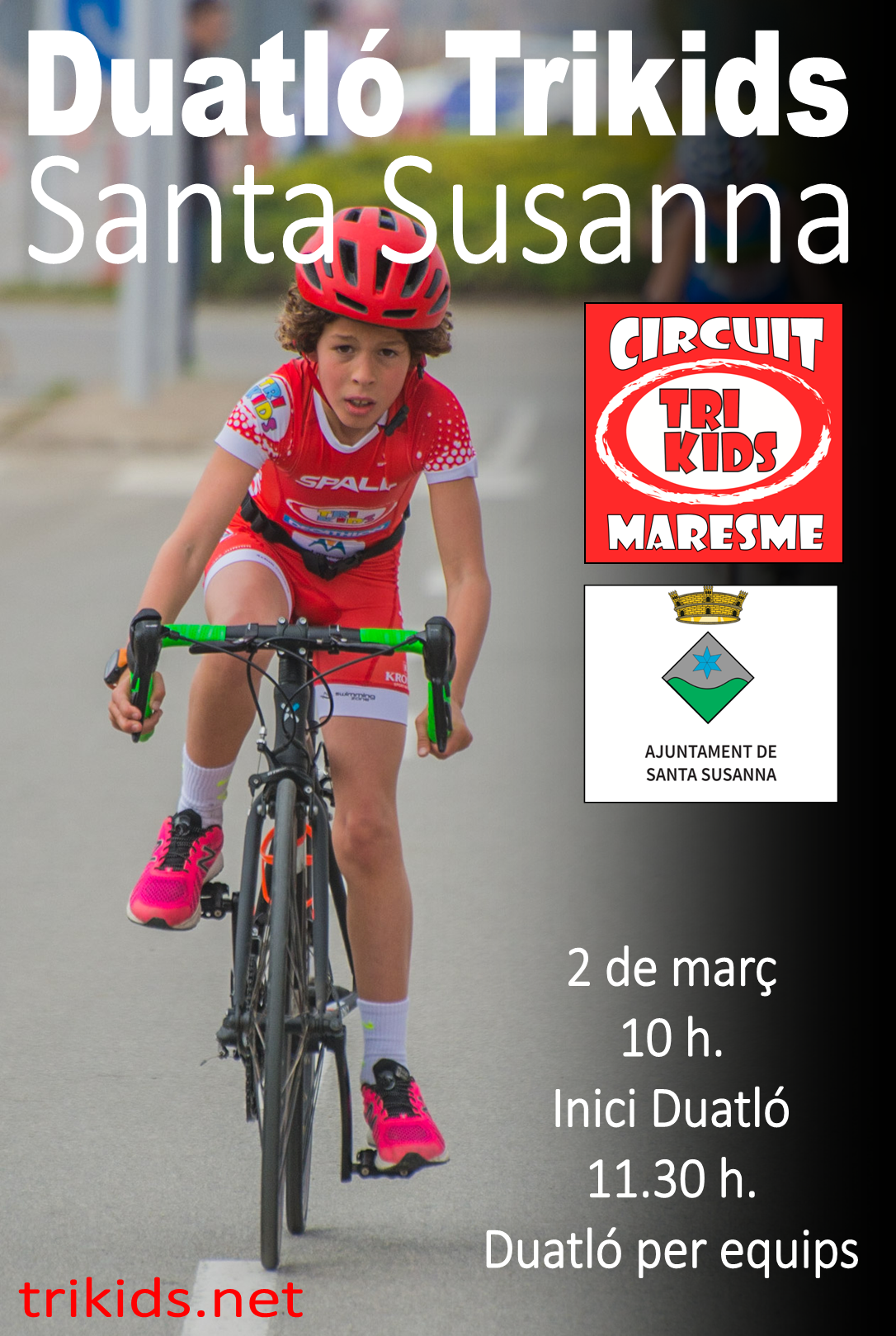 Duatló Trikids Santa Susanna.