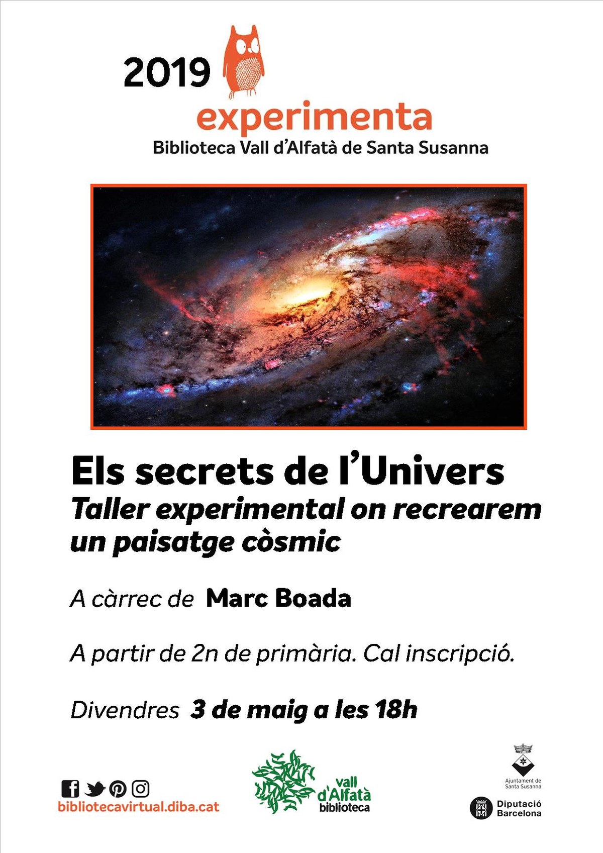 "Els Secrets de l'Univers" a la Biblioteca Vall d'Alfatà.
