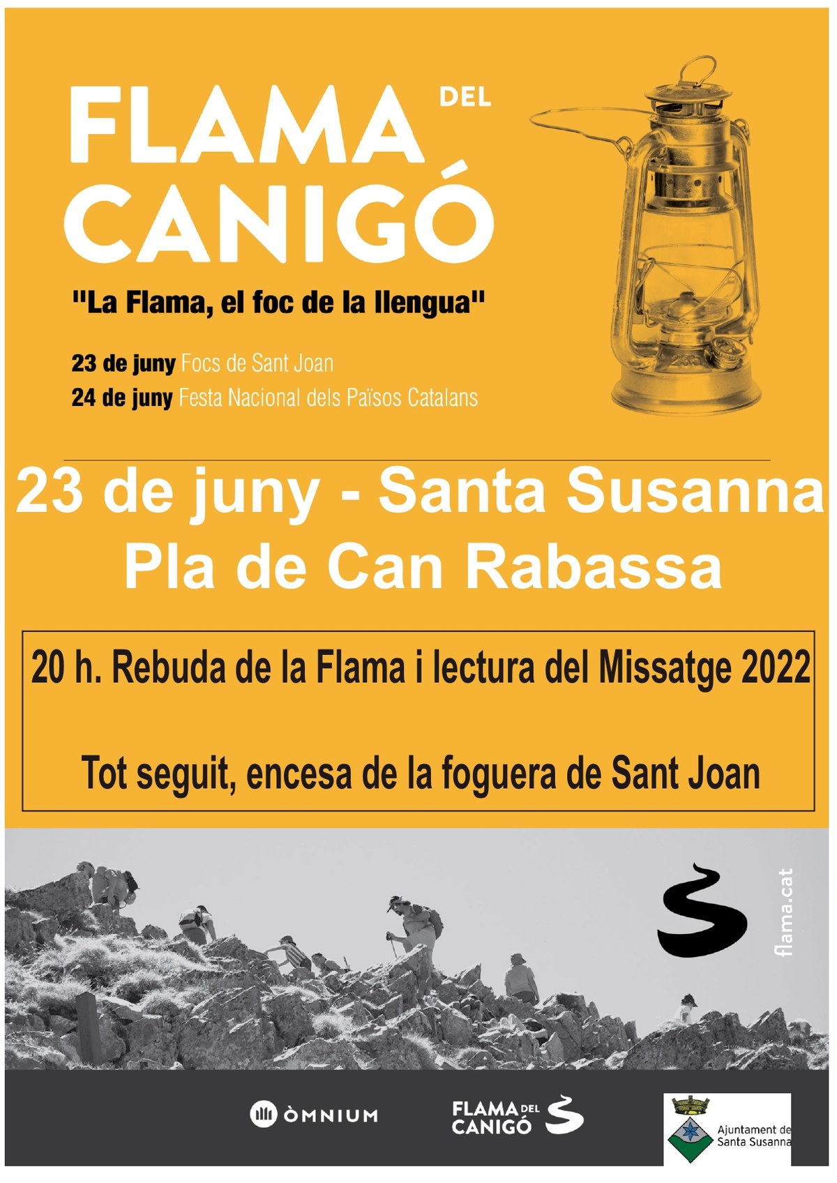 Encesa de la Flama del Canigó 2022.