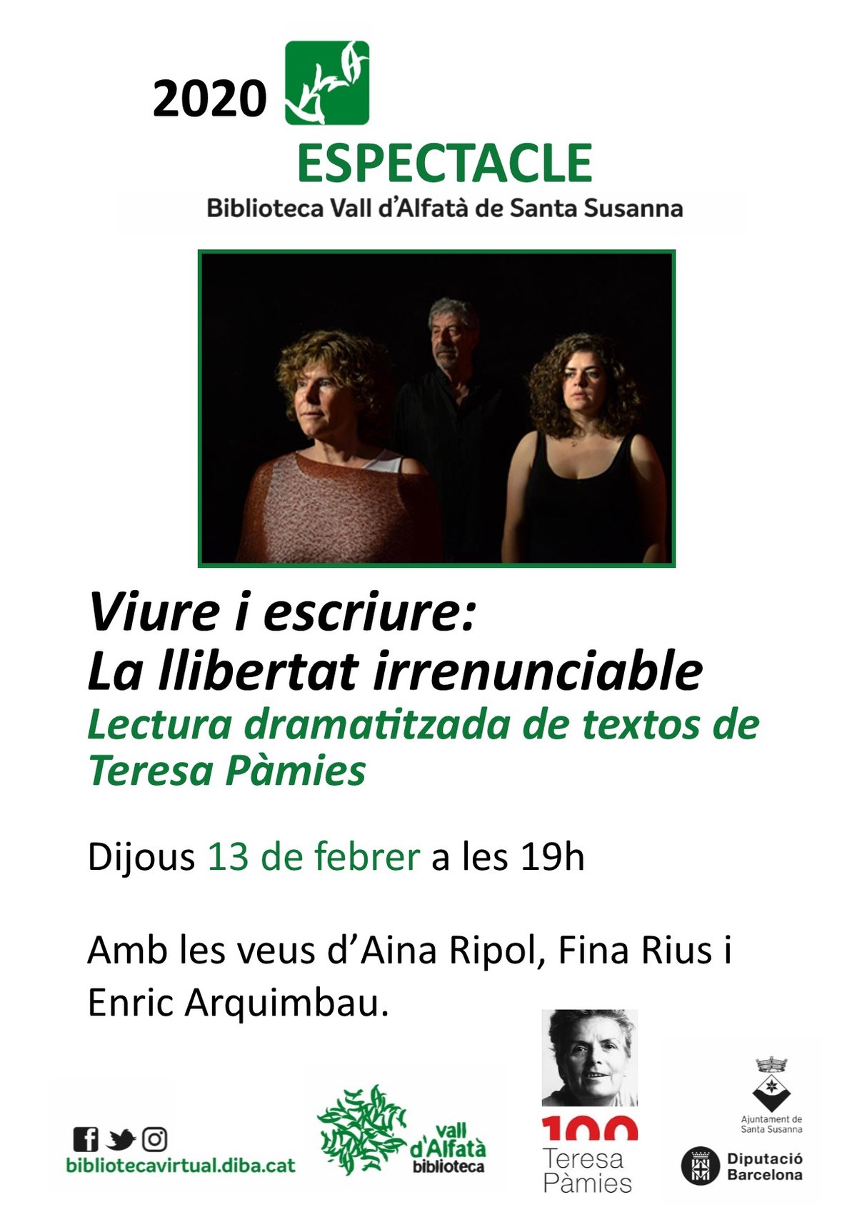 Espectacle a la Biblioteca Vall d'Alfatà.