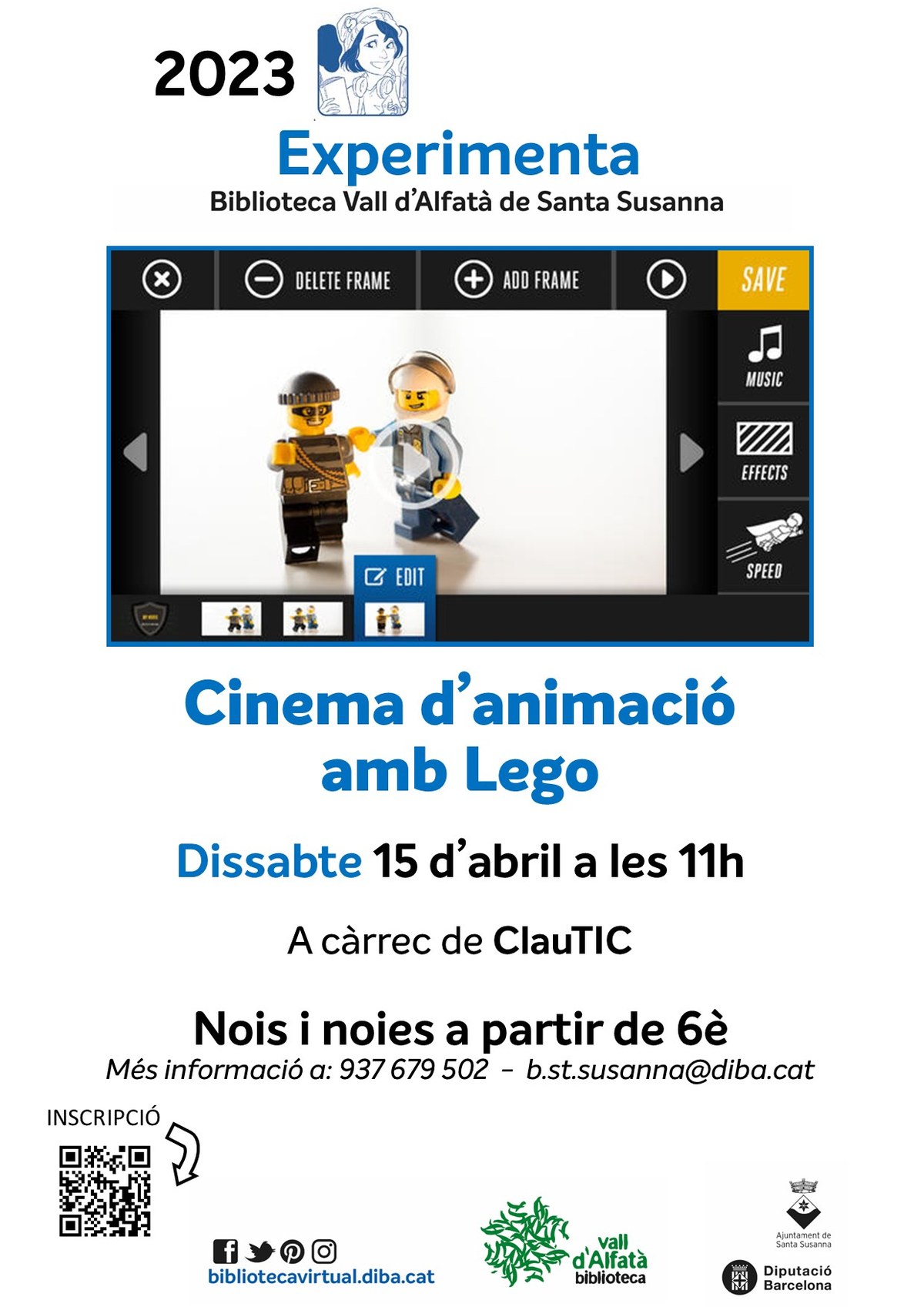 Experimenta: Cinema d'animació amb Lego.