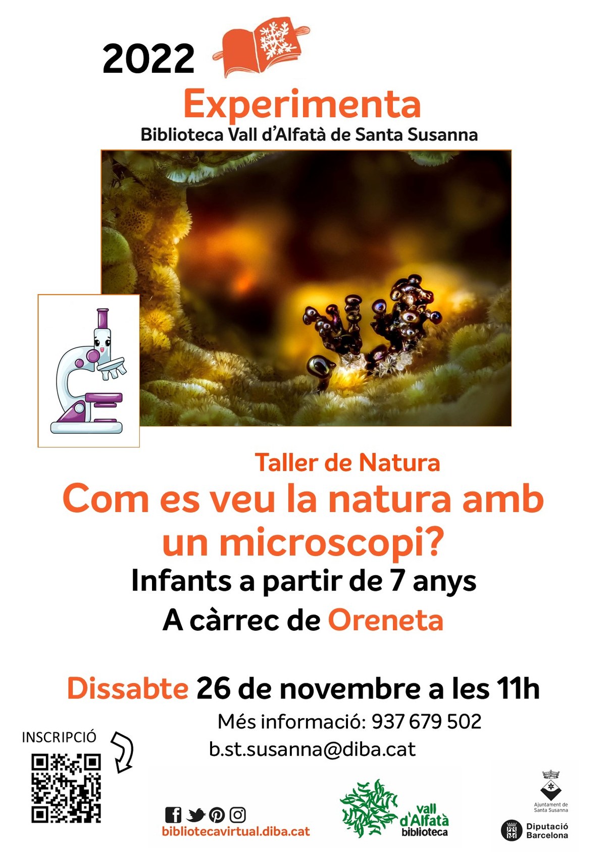 Experimenta: "Com es veu la natura amb un microscopi?".