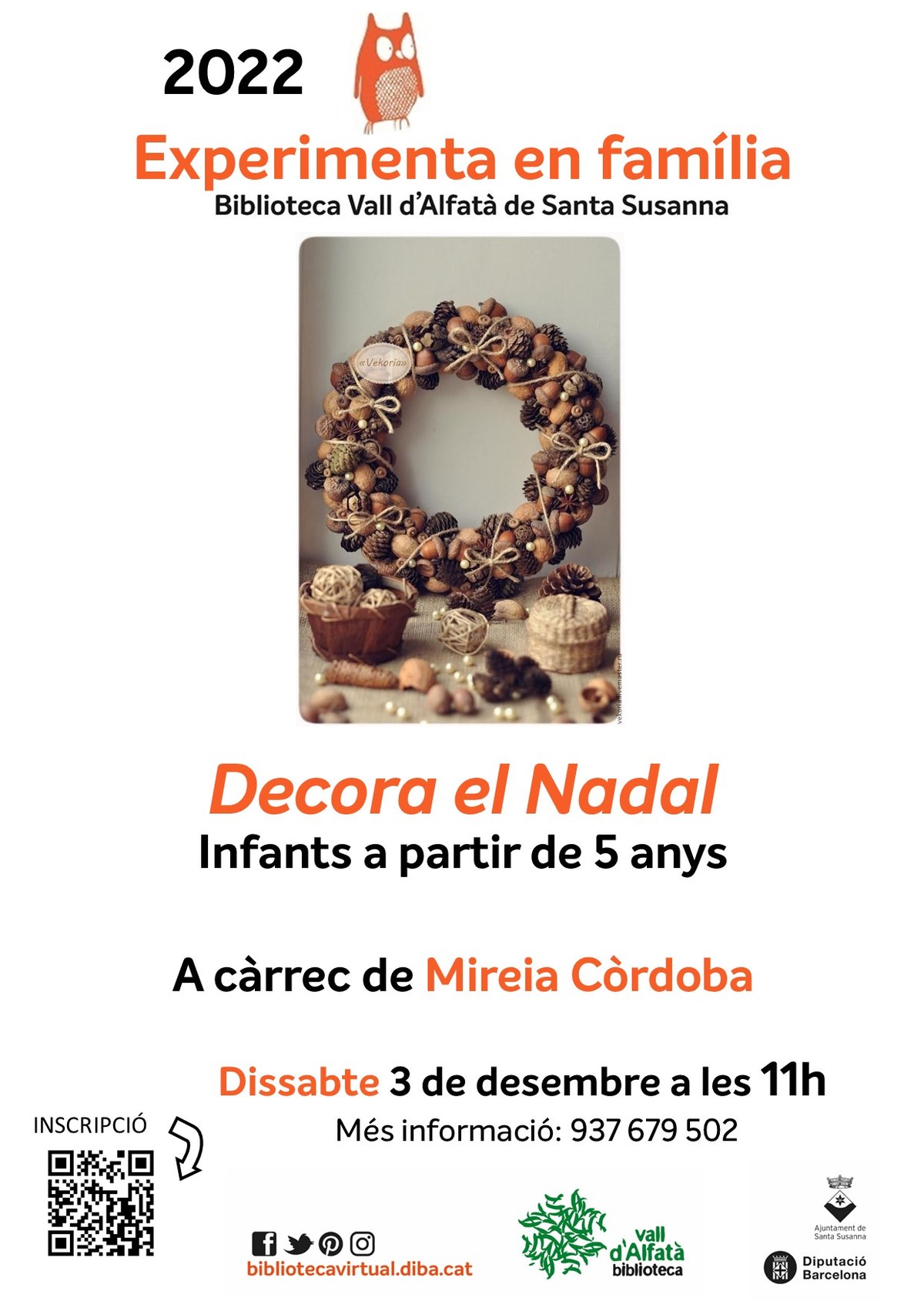 Experimenta en família: "Decora el Nadal".