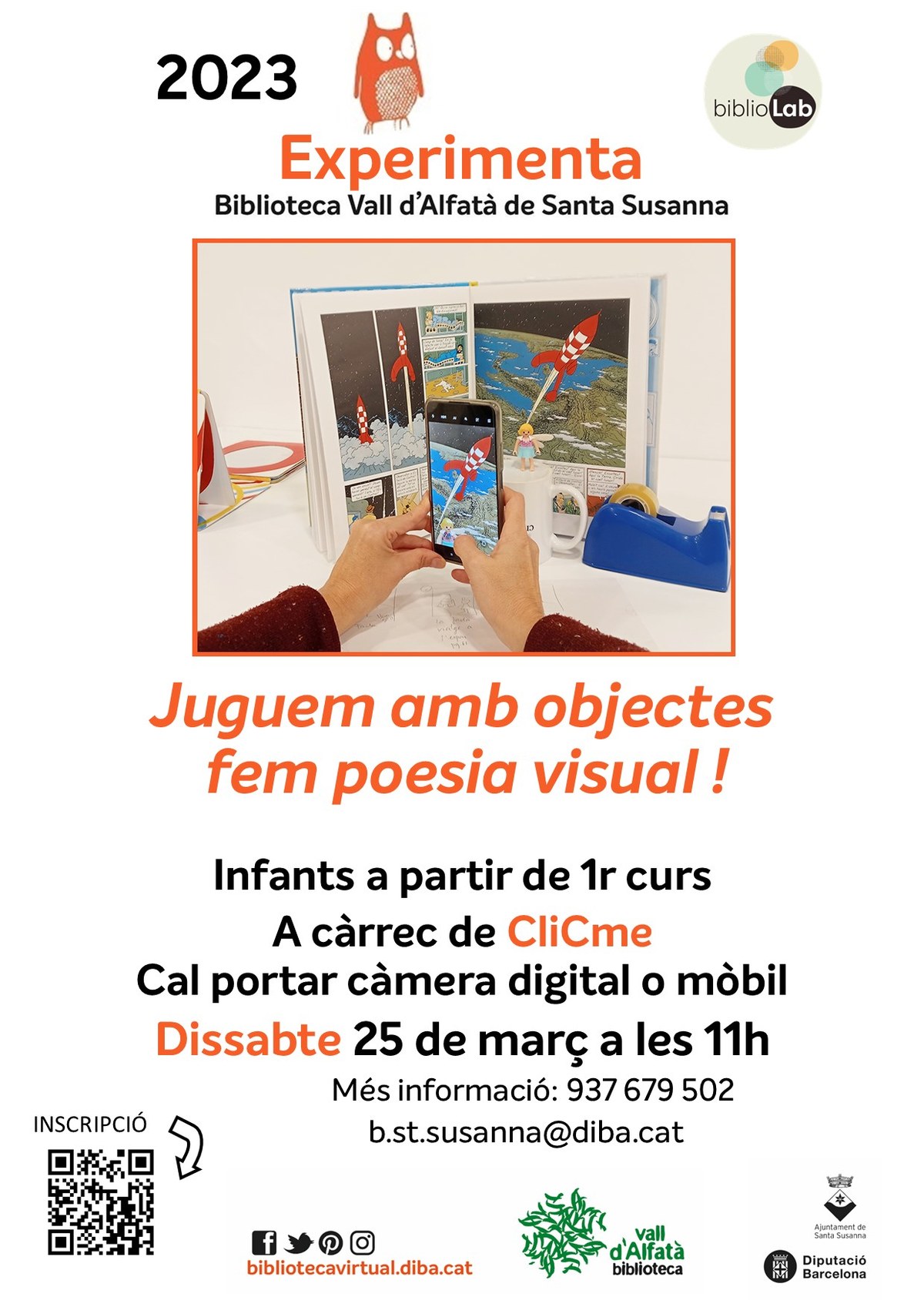 Experimenta: Juguem amb objectes, fem poesia visual !.