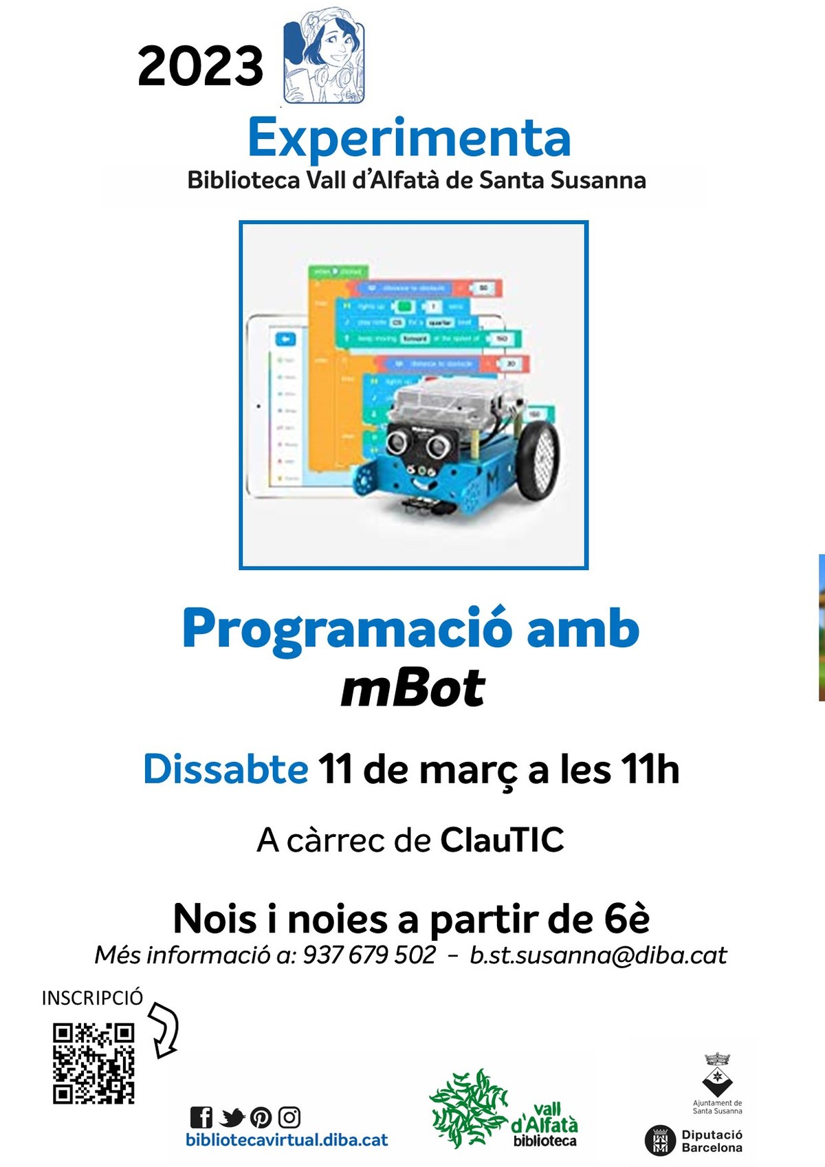 Experimenta: "Programació amb mBot".