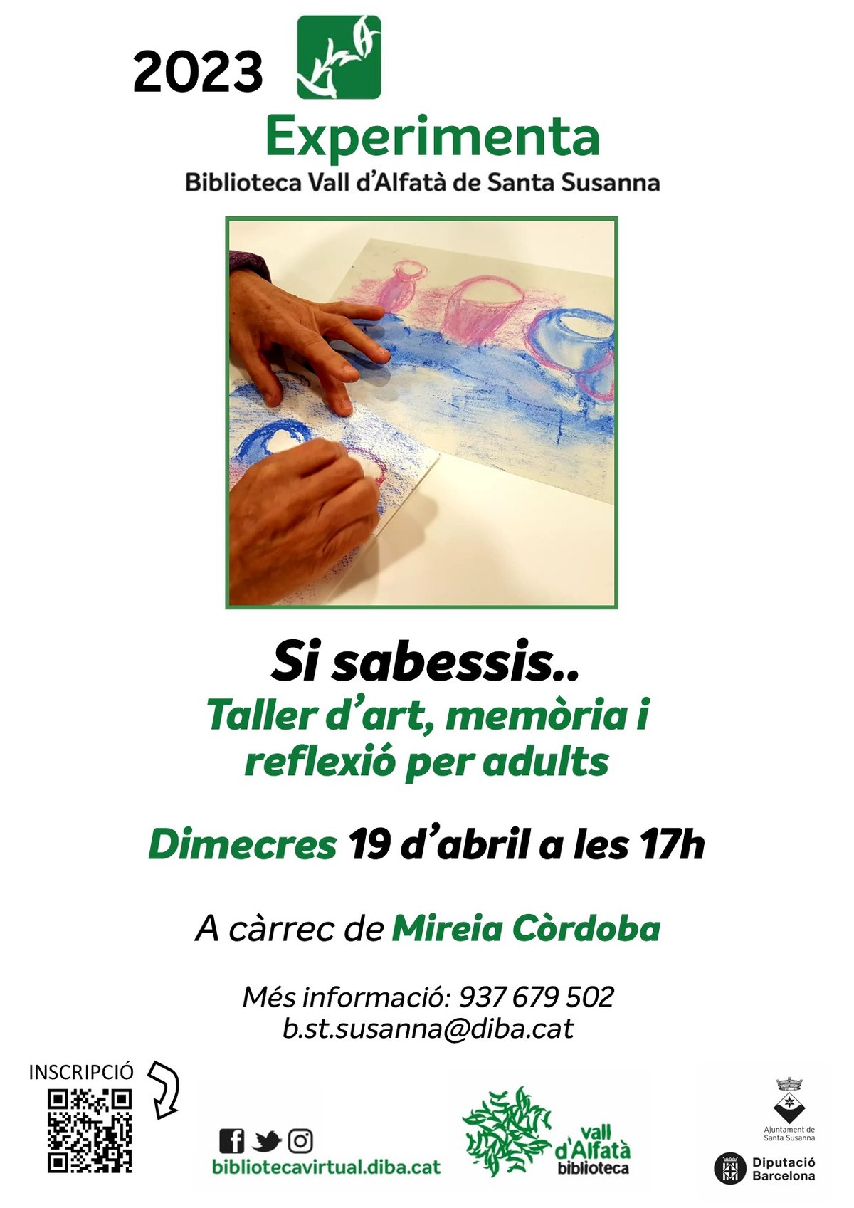 Experimenta: Taller d'art, memòria i reflexió per adults.