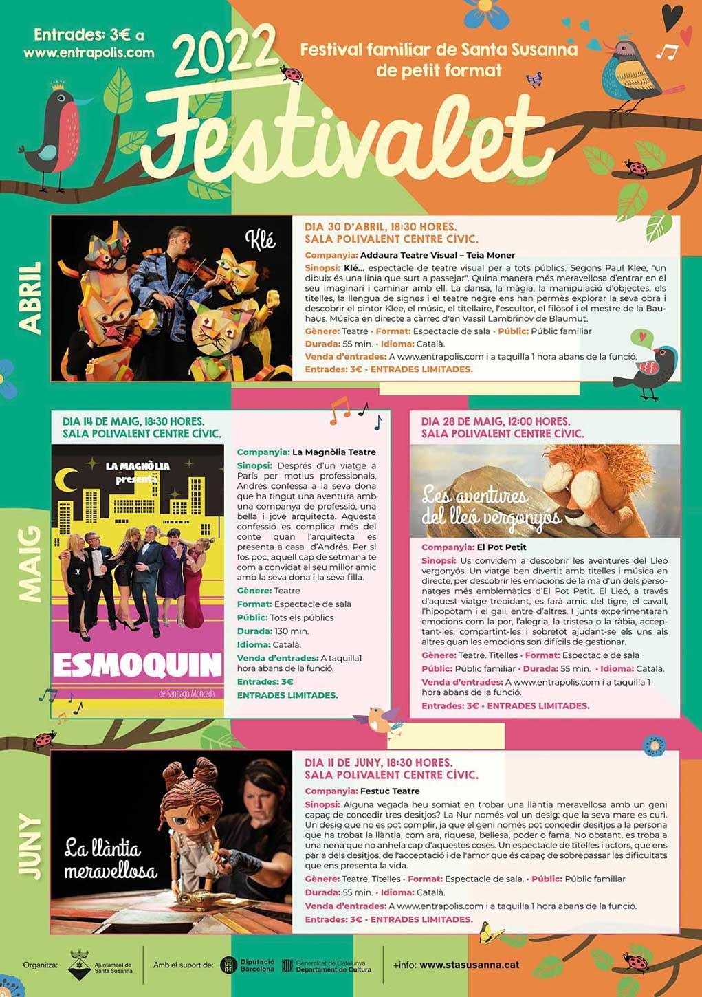 FESTIVALET - Festival familiar de Santa Susanna.