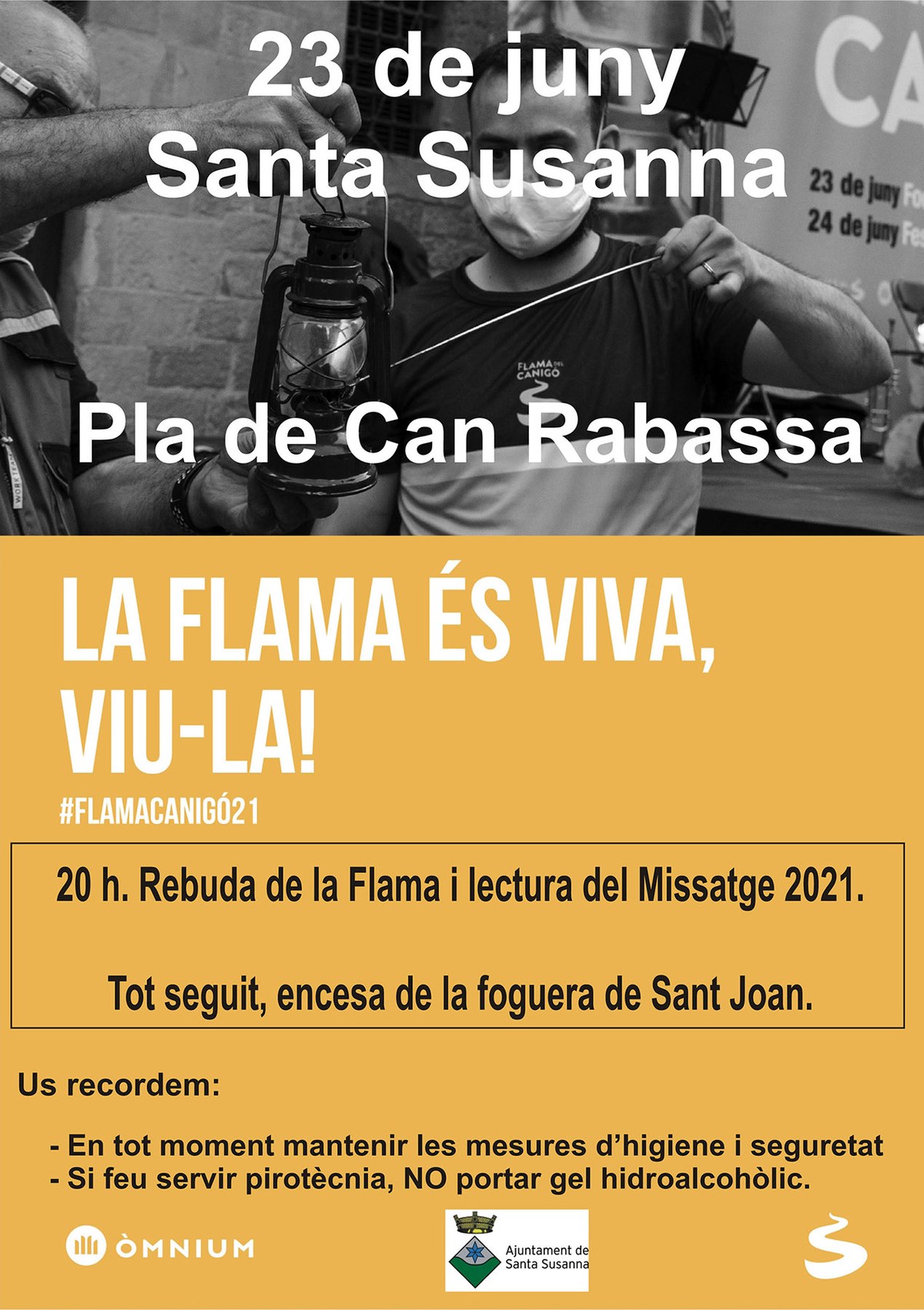 Flama del Canigó 2021.