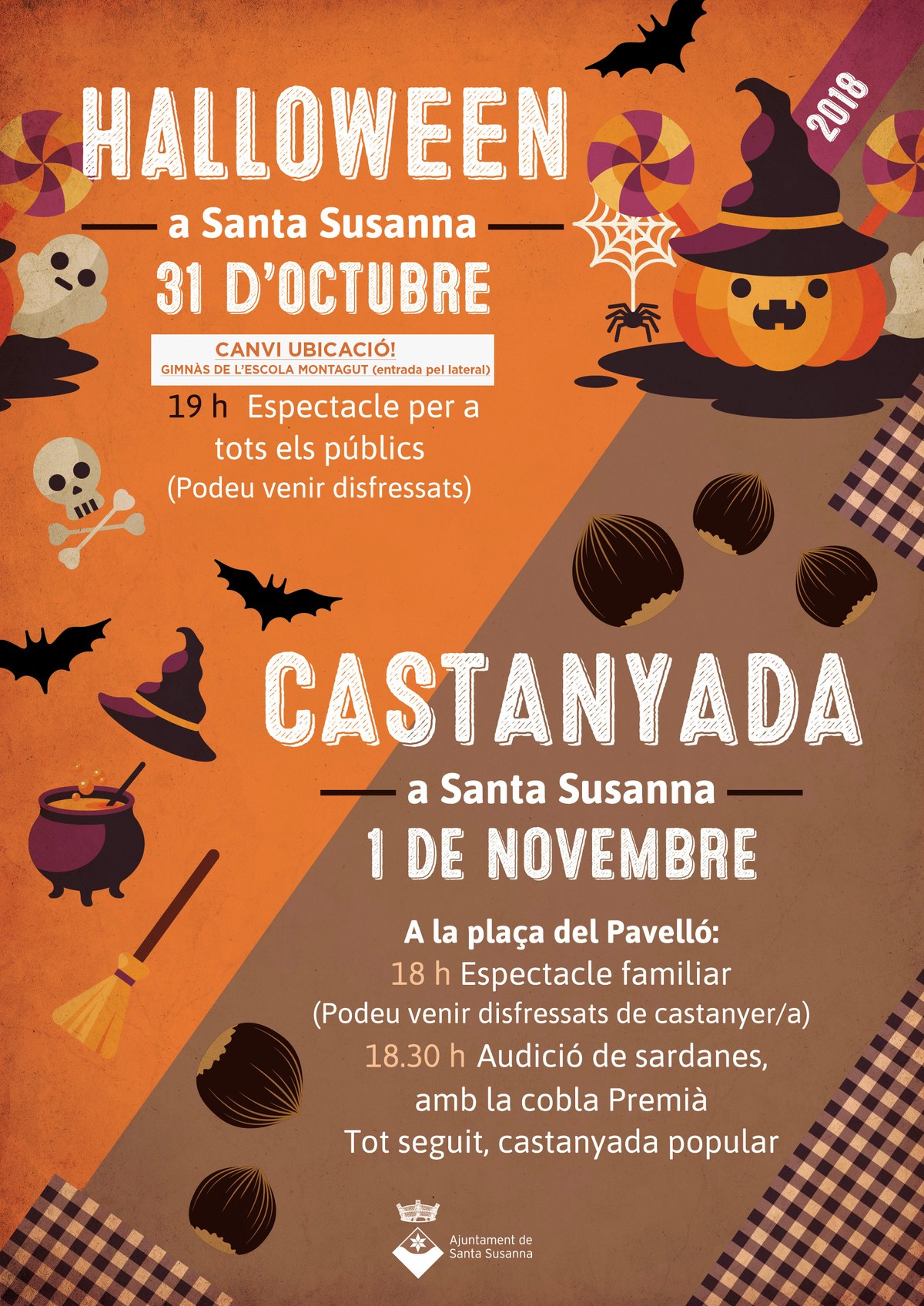 Halloween i Castanyada a Santa Susanna .