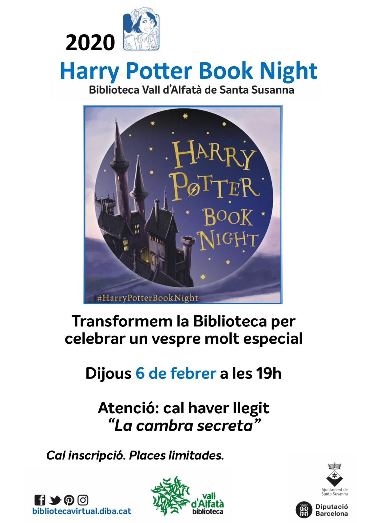 Harry Potter Book Night a la Biblioteca Vall d'Alfatà.