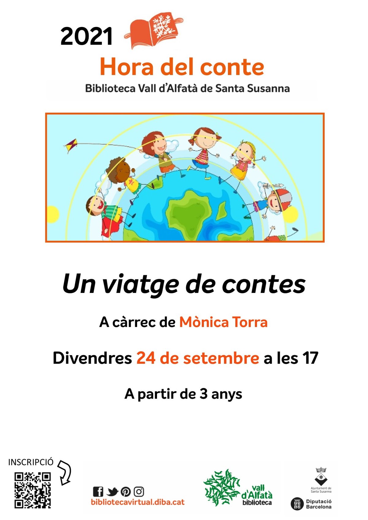 Hora del conte | Biblioteca Vall d'Alfatà.