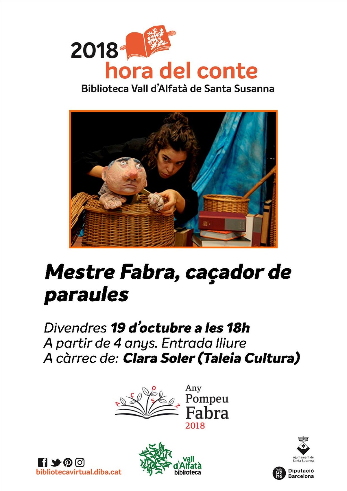 Hora del conte a la Biblioteca Vall d'Alfatà.